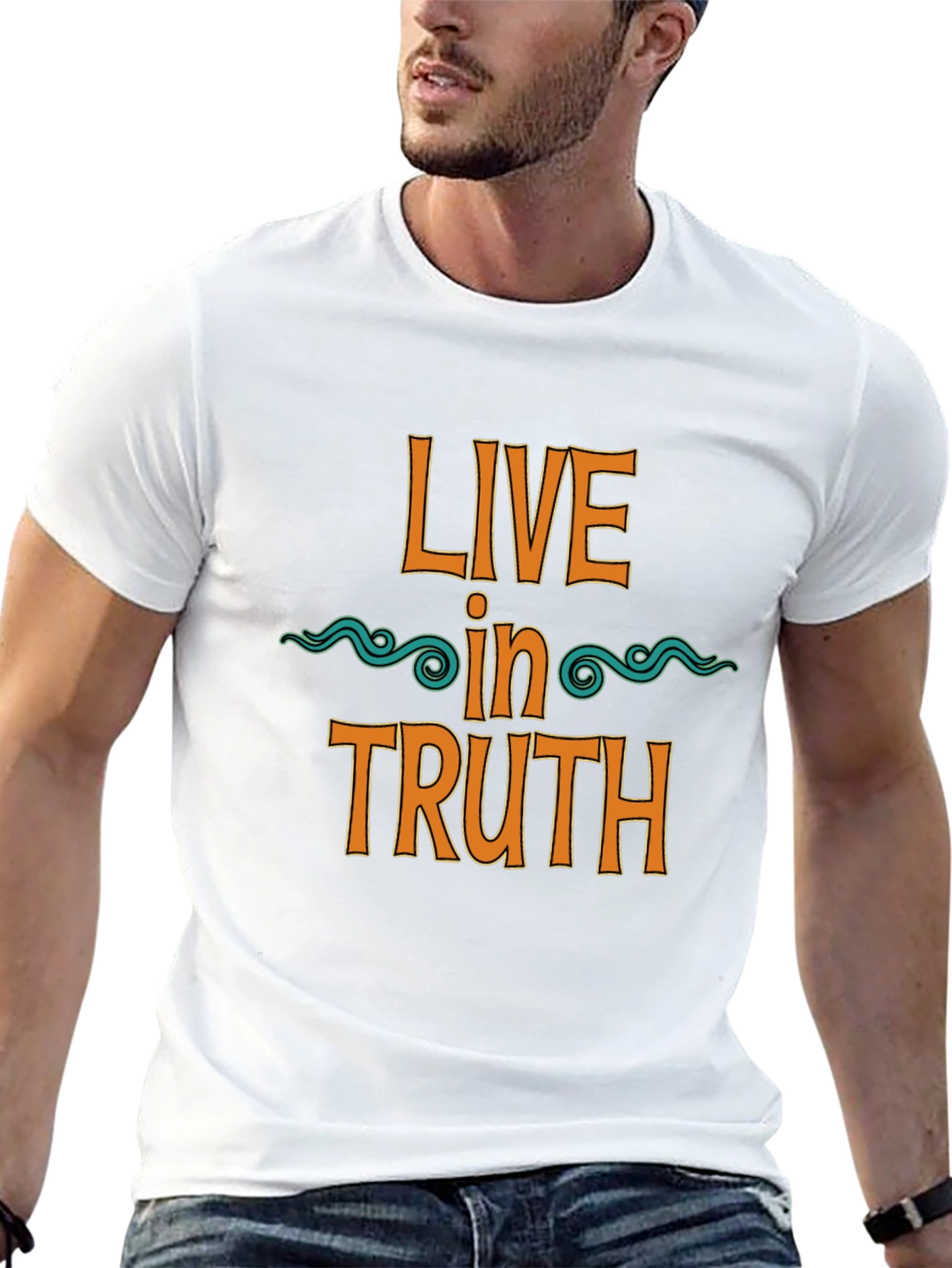 Black Live in Truth Graphic Tee - Black view 13