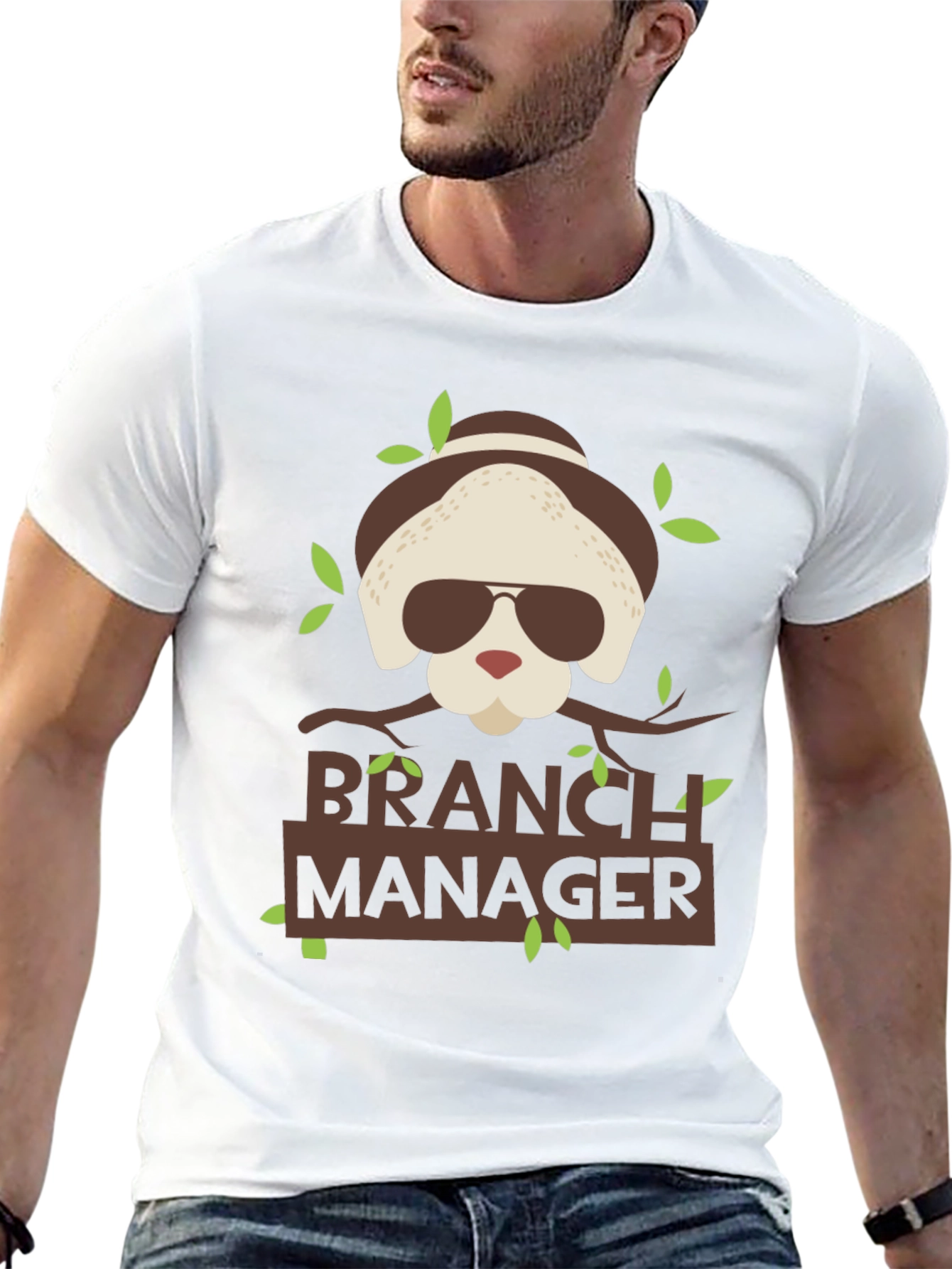 Black Branch Manager T-Shirt view 13