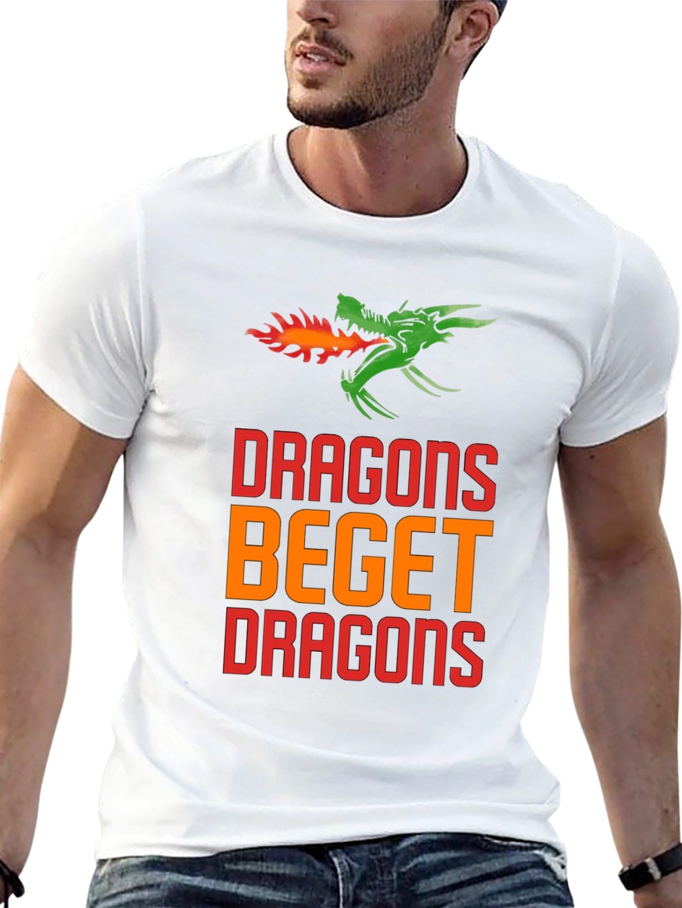 Black Dragons Beget Dragons Graphic T-Shirt view 13
