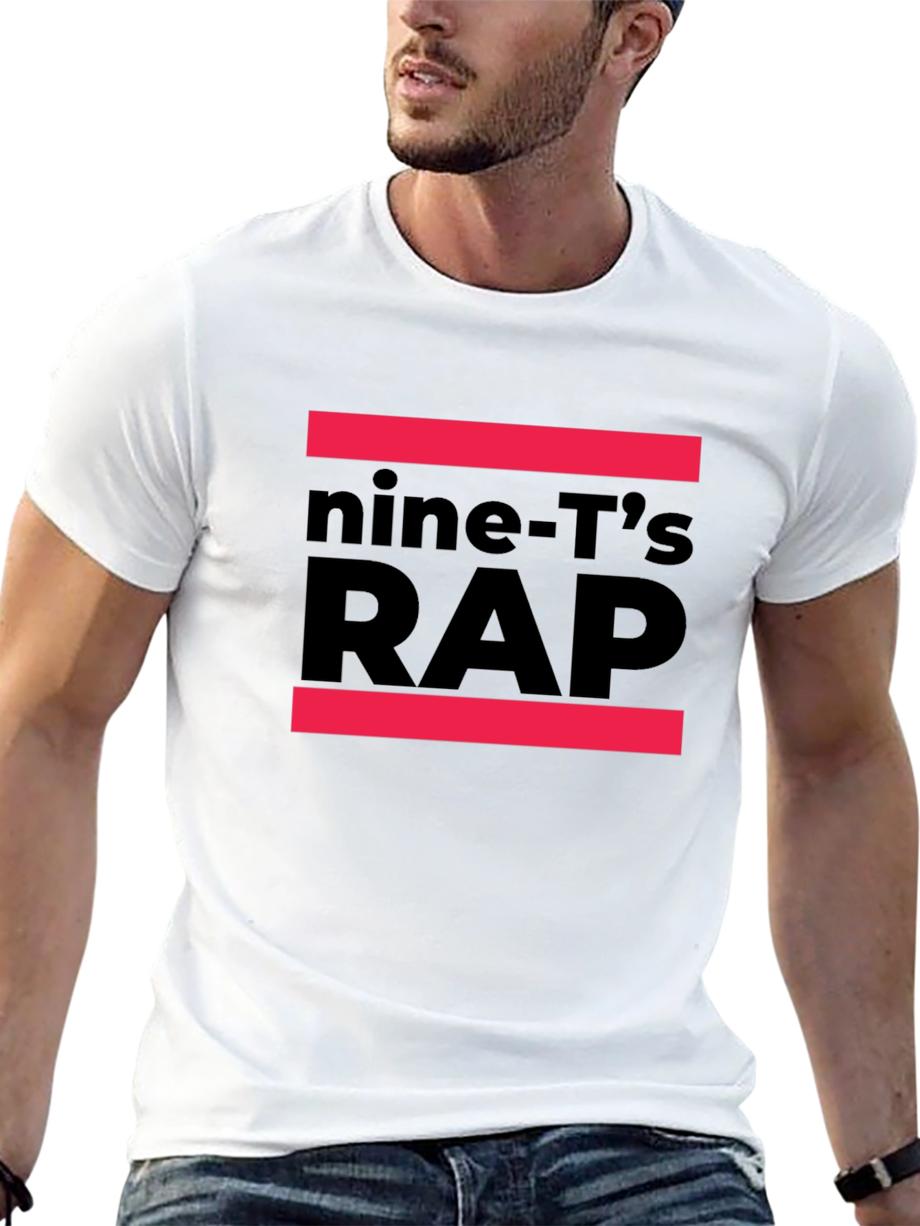 Black Nine-T's Rap Black Graphic Tee view 13