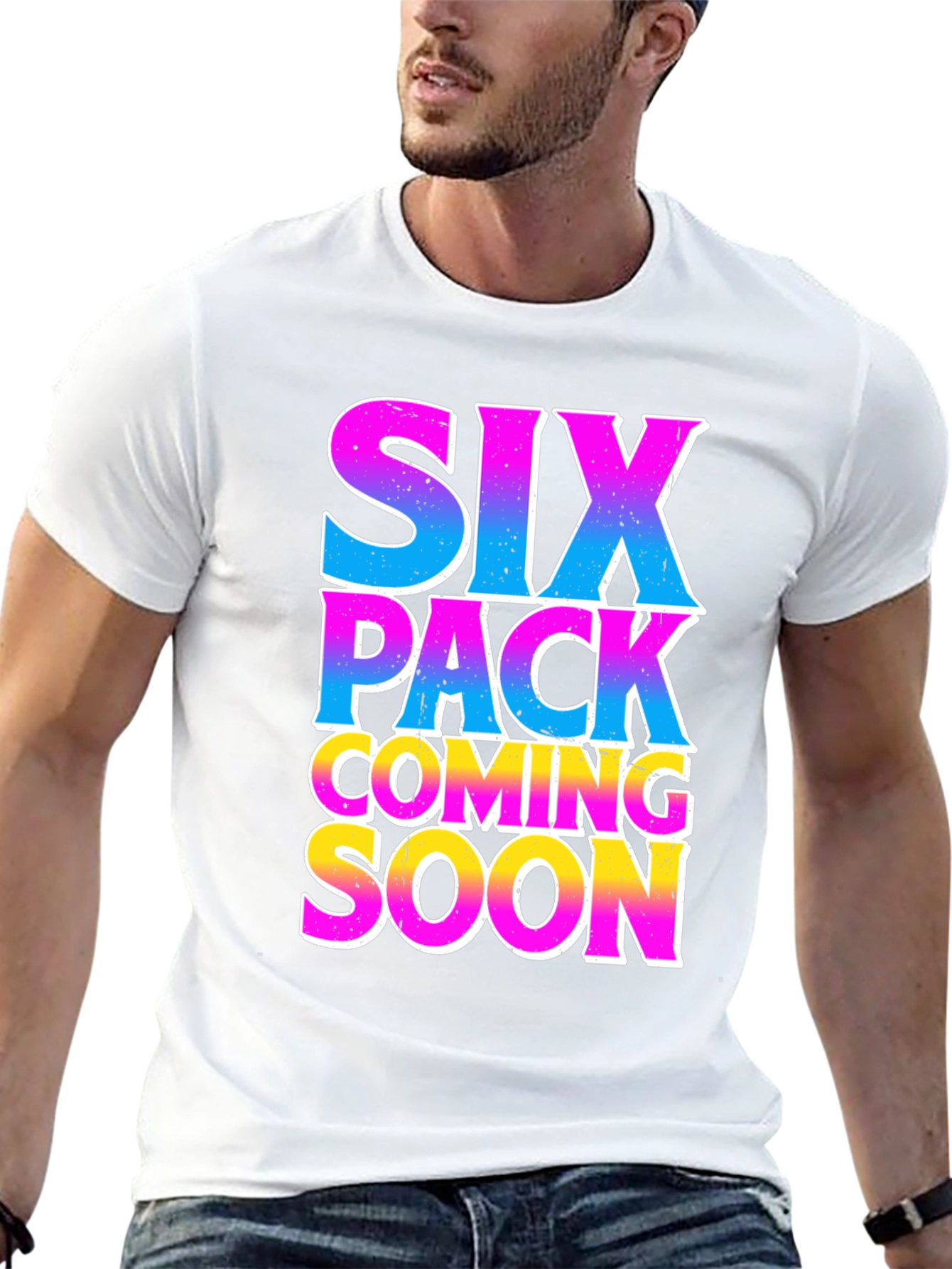 Black Six Pack Coming Soon Graphic T-Shirt view 13