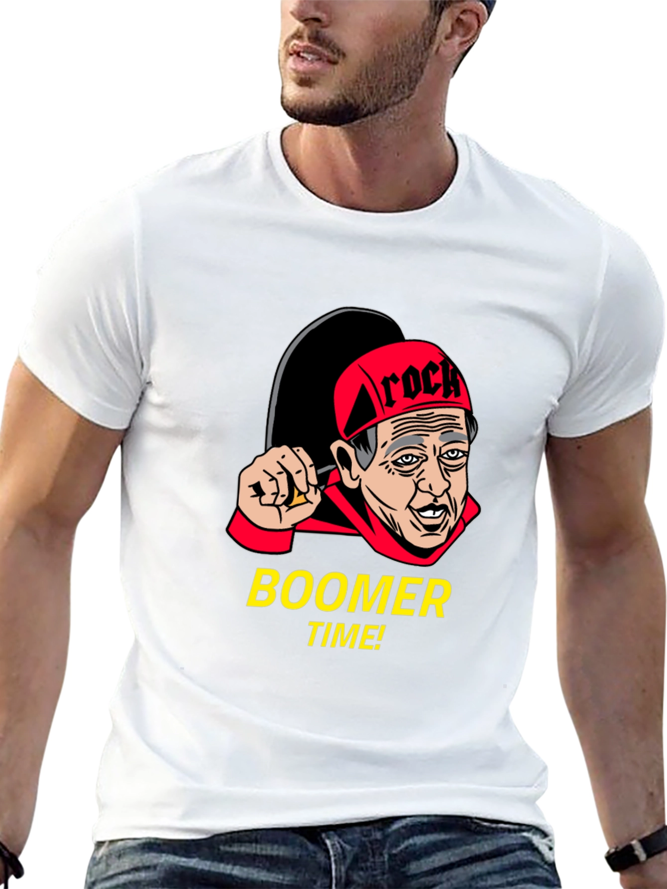 Black Boomer Time! Novelty Graphic Tee view 13