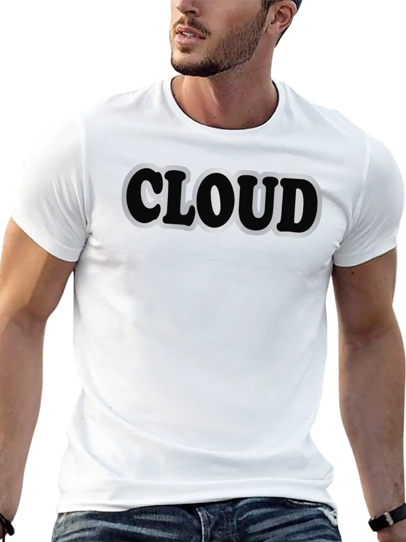 Black Cloud Graphic T-Shirt - Soft Cotton Blend view 13