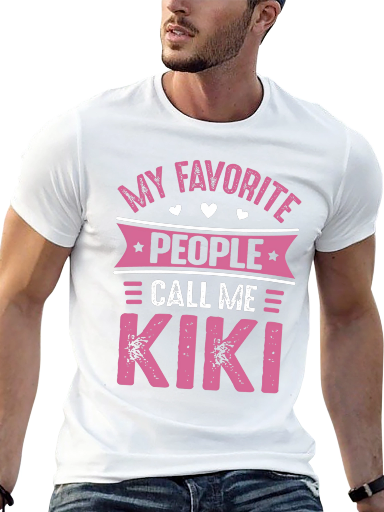 Black My Favorite People Call Me Kiki T-Shirt view 13