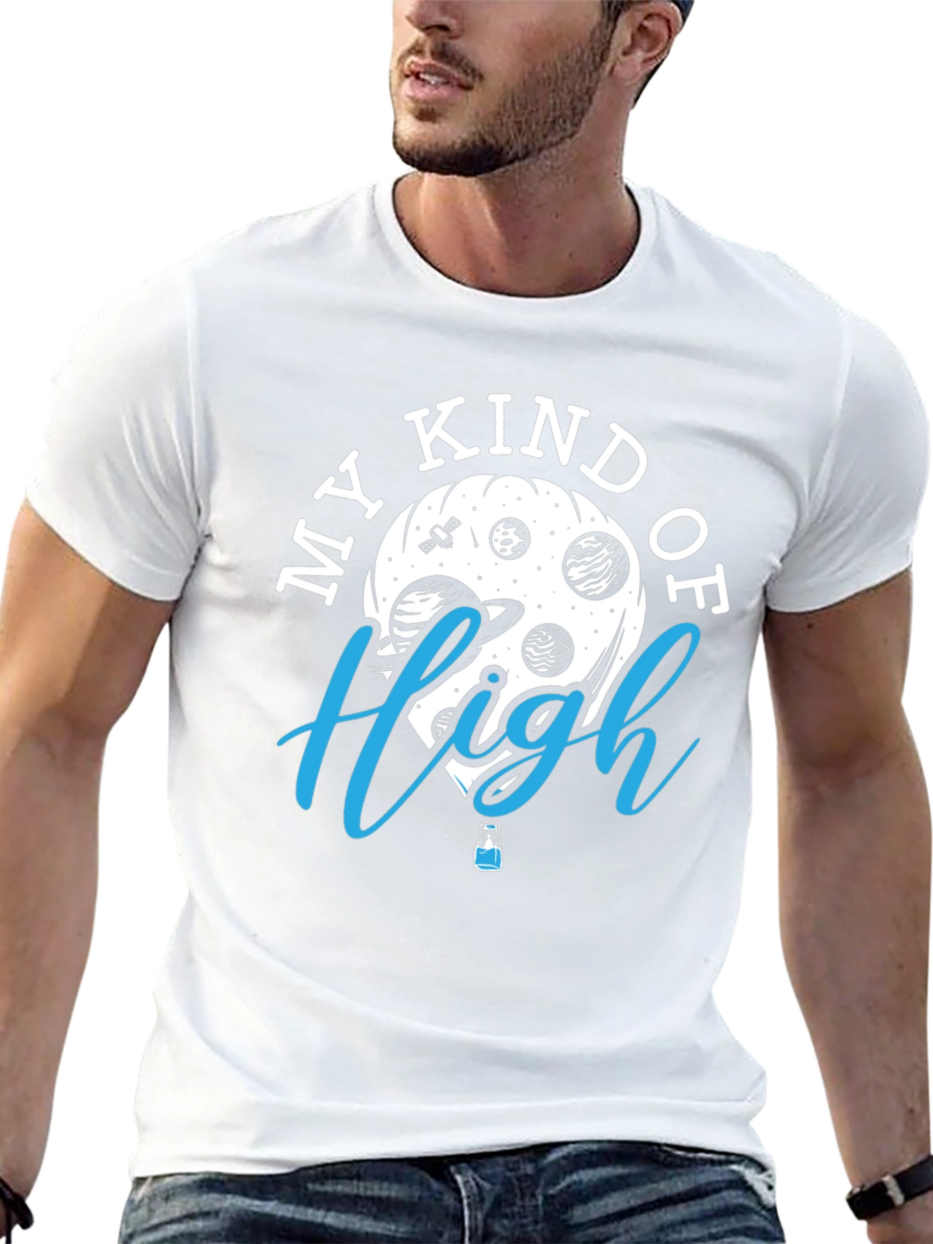 Black My Kind of High Graphic T-Shirt view 13