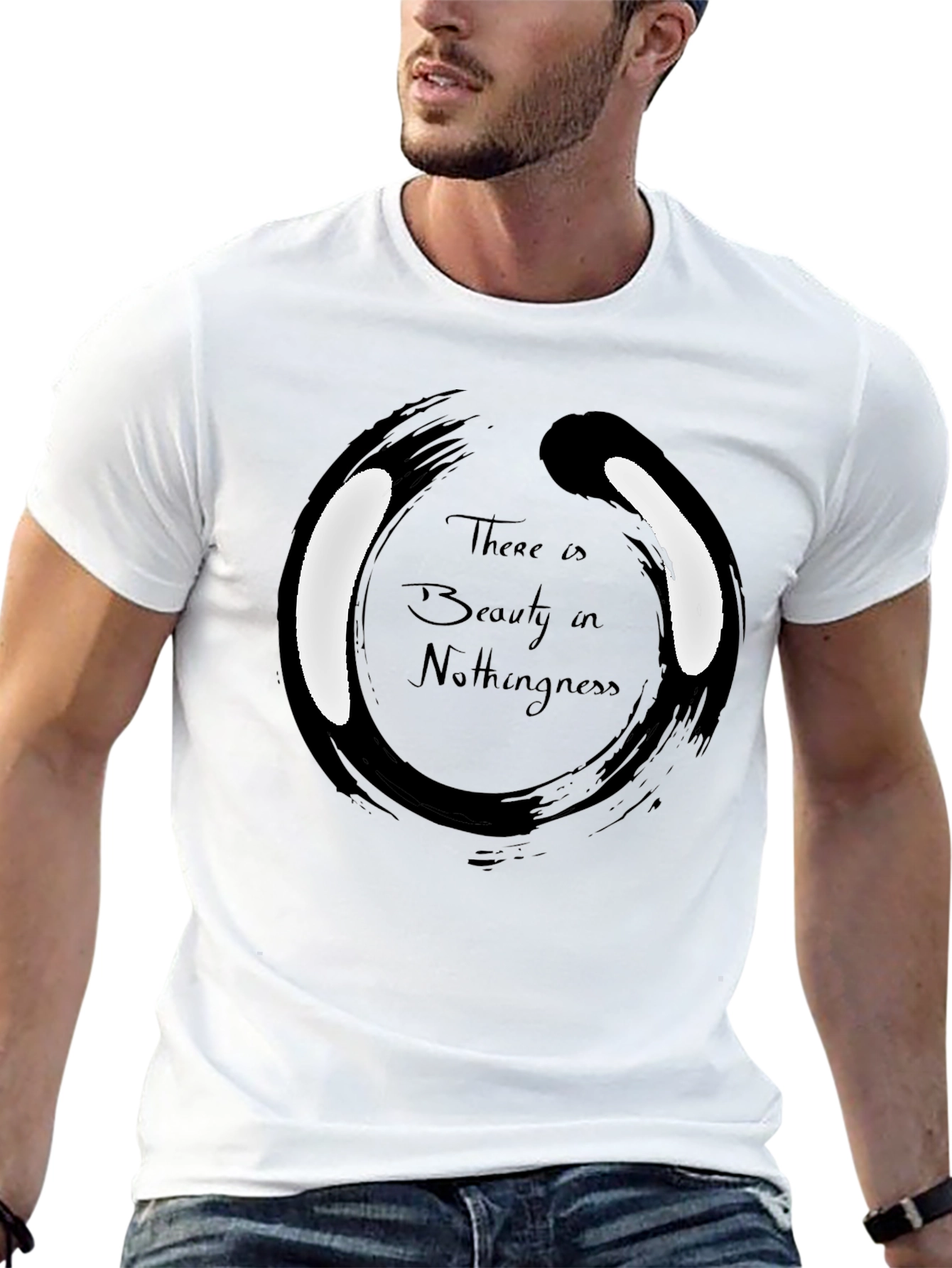 Black Beauty in Nothingness Black T-Shirt view 13
