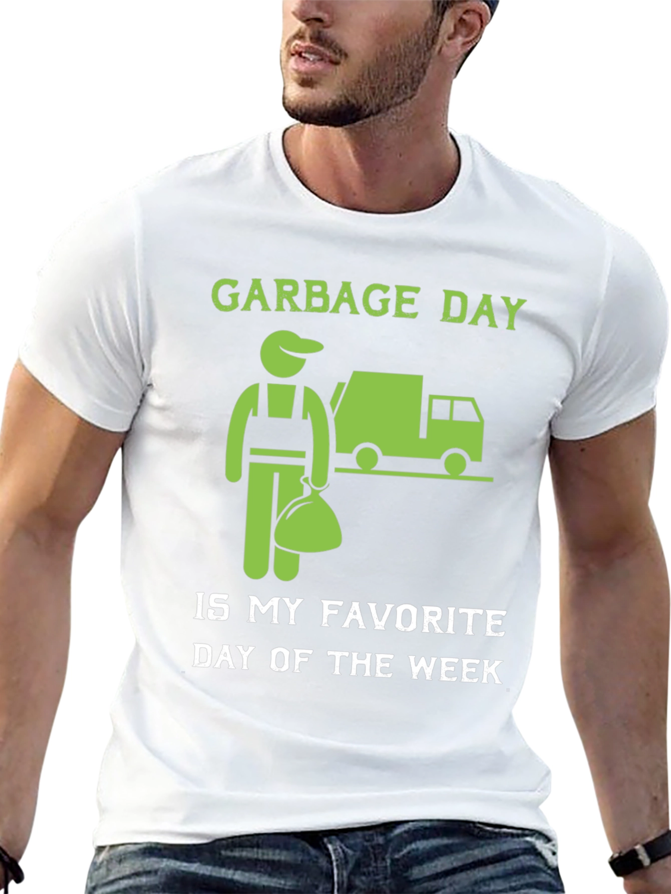Black Garbage Day T-Shirt - Favorite Day of the Week view 13