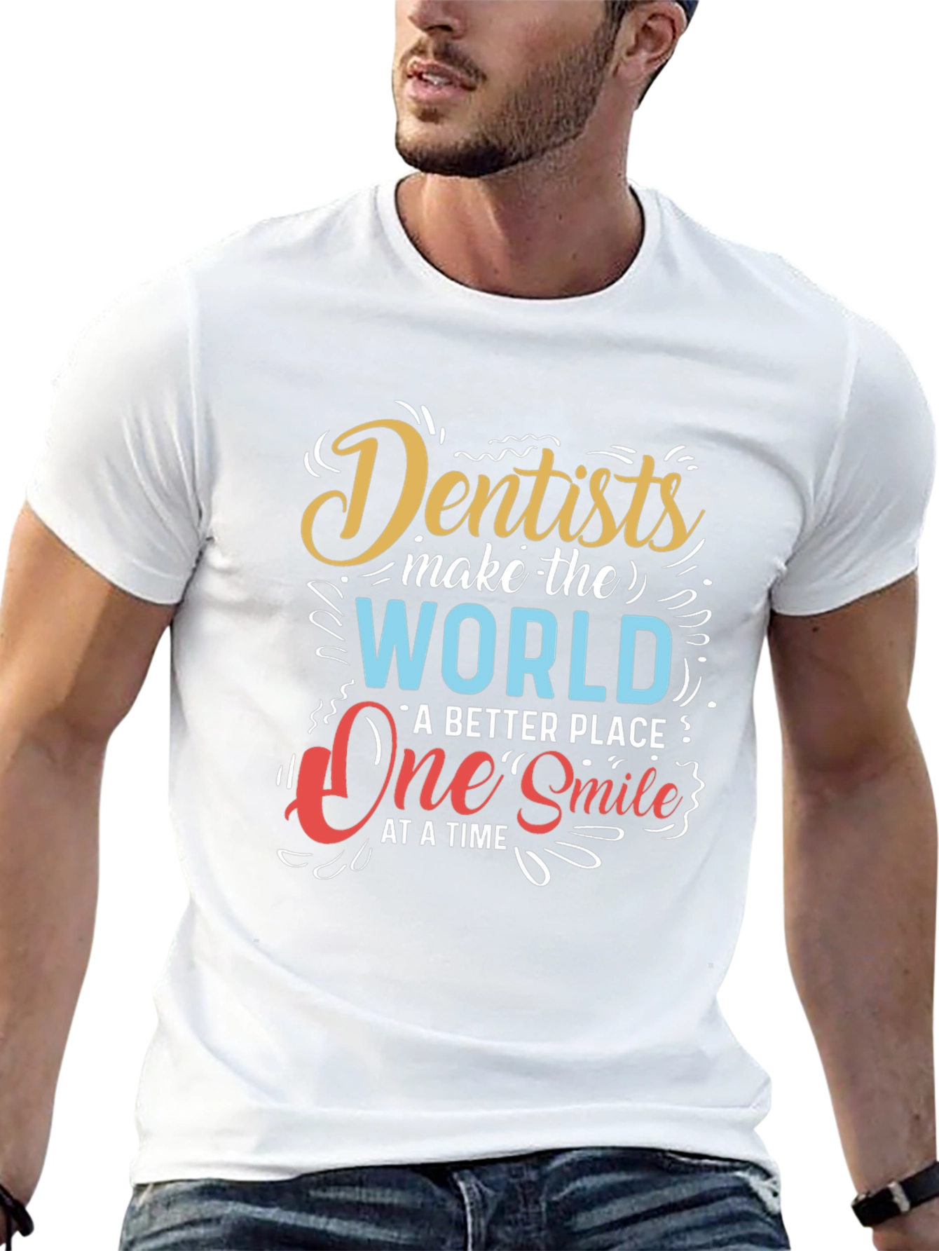 Black Dentists Make the World Better T-Shirt view 13