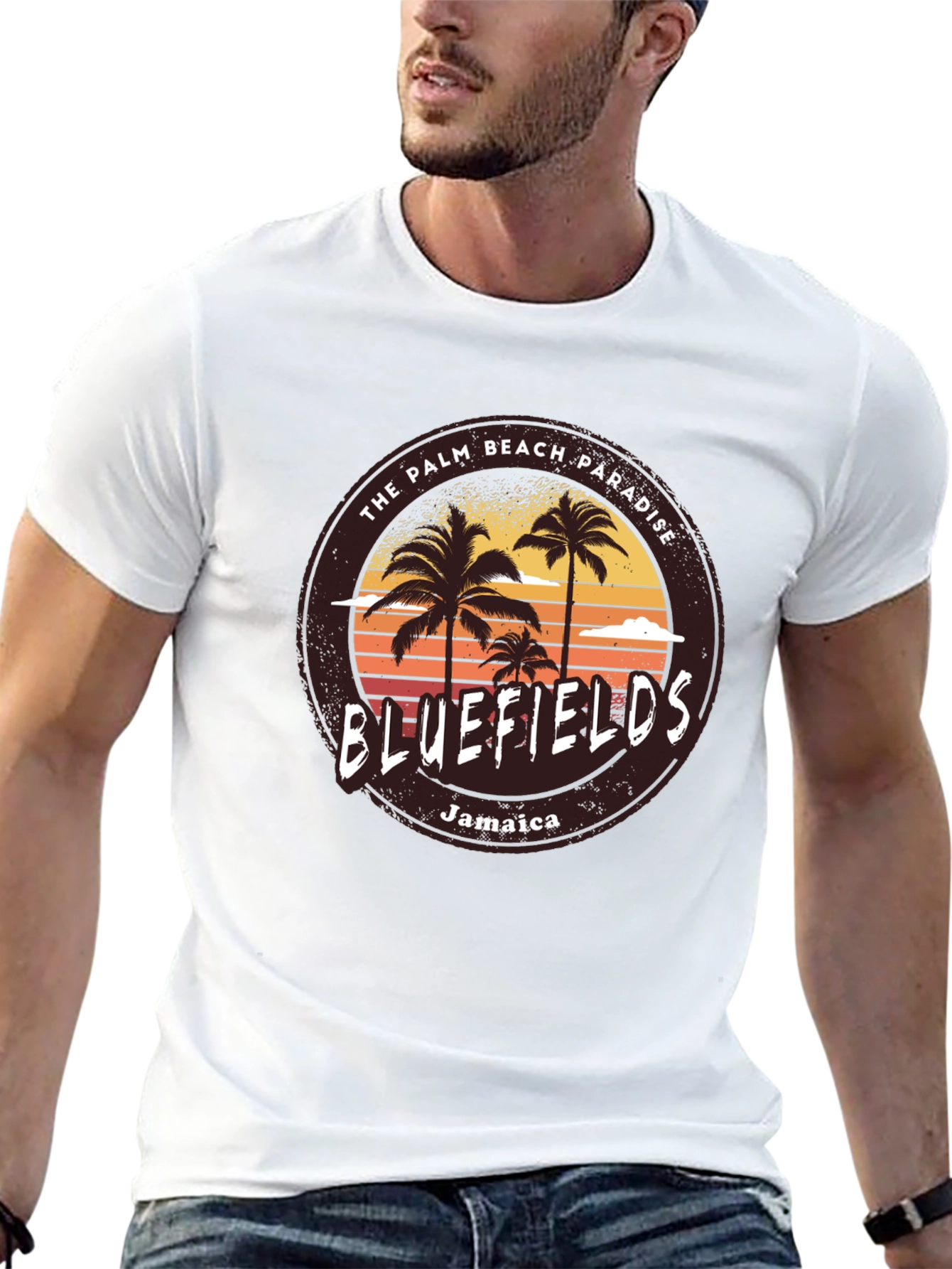 Bluefields Jamaica Palm Beach T-Shirt - 13