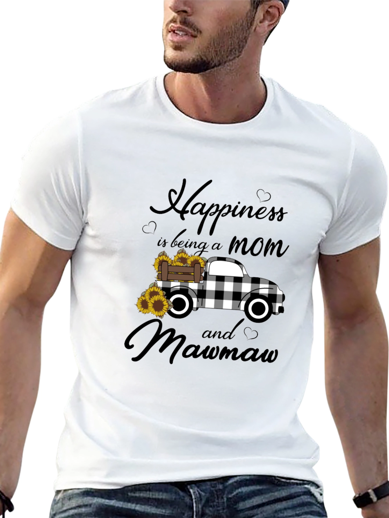 Happiness is Being a Mom and Mawmaw T-Shirt - 13