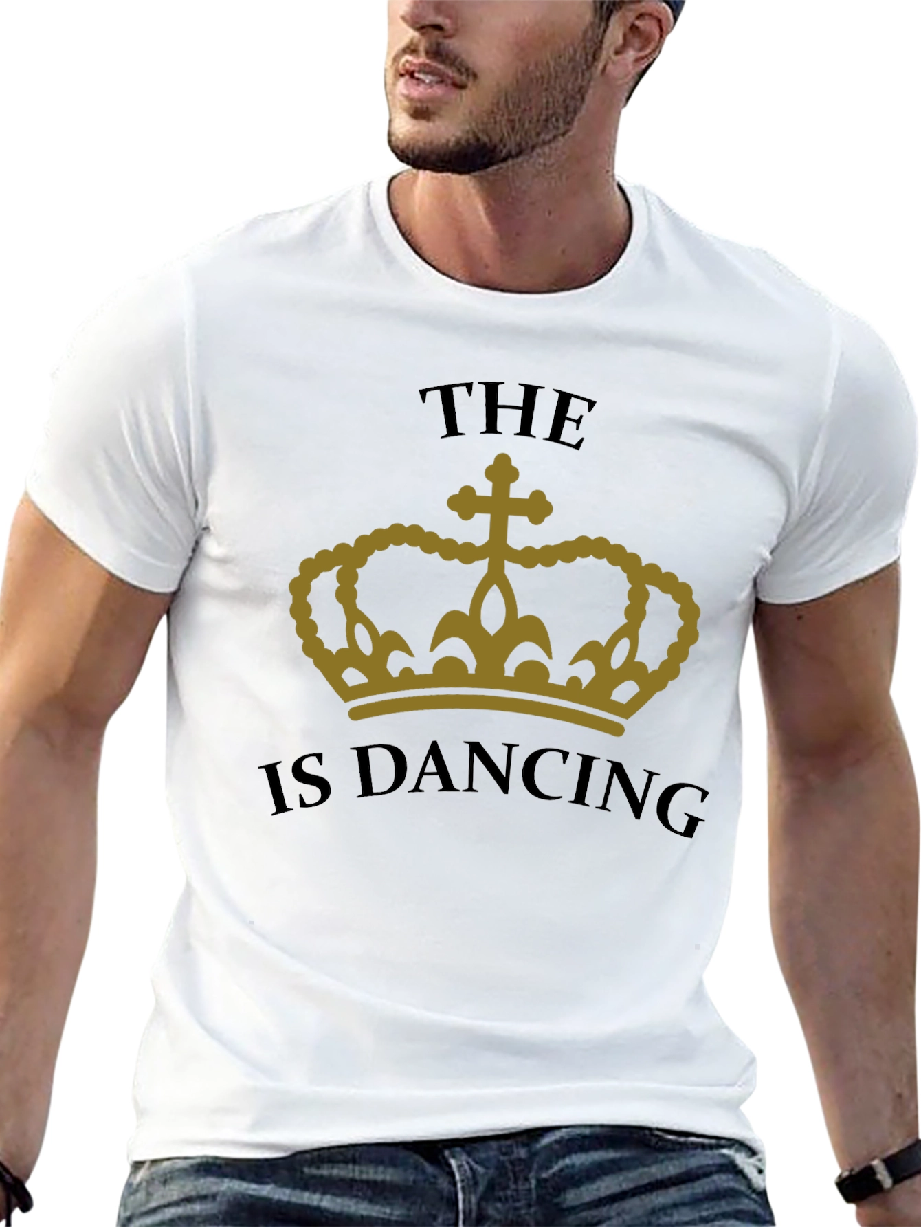 Black The Crown is Dancing Graphic Tee - Black view 13