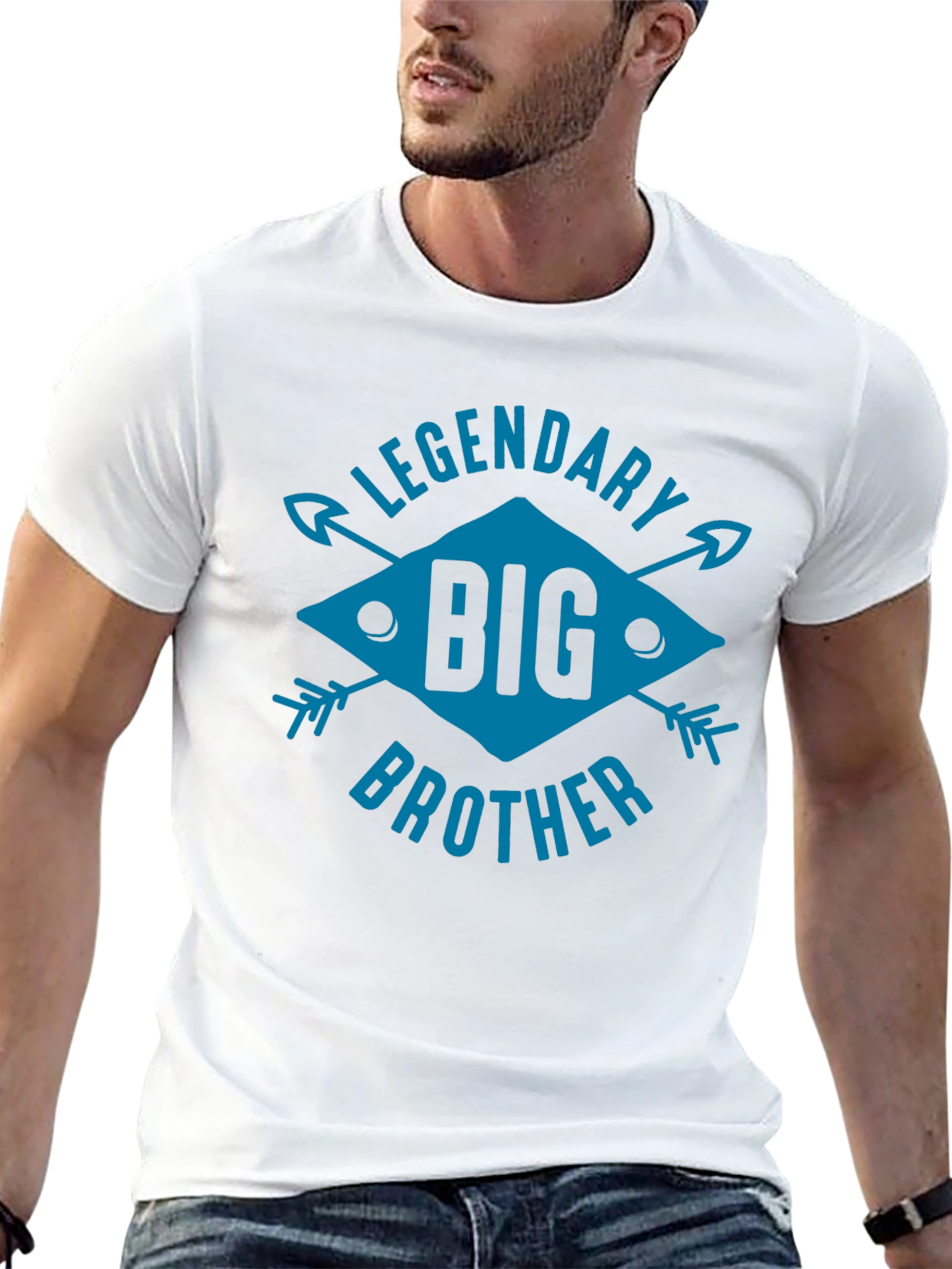 Black Legendary Big Brother Graphic T-Shirt view 13