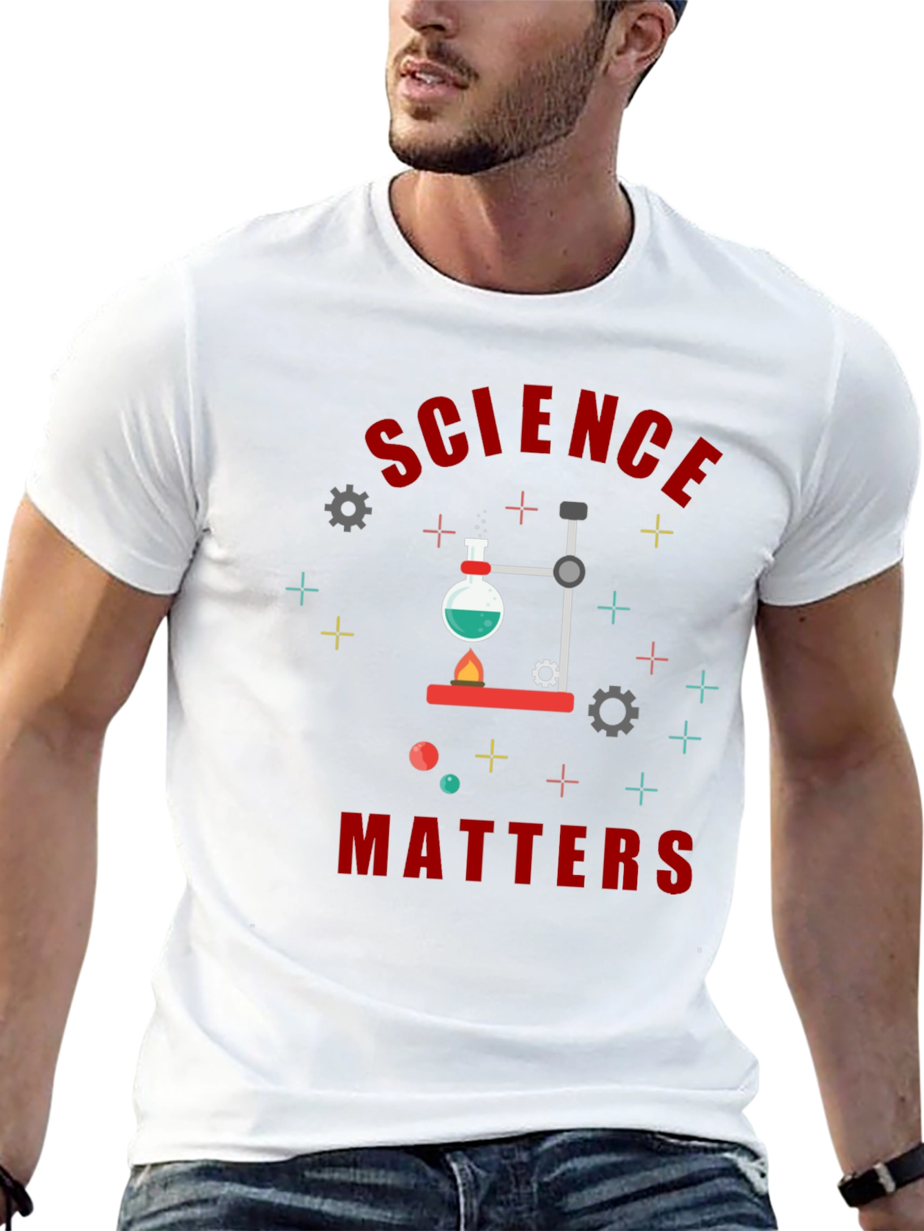 Black Science Matters Graphic Tee - Lab Experiment Design view 13