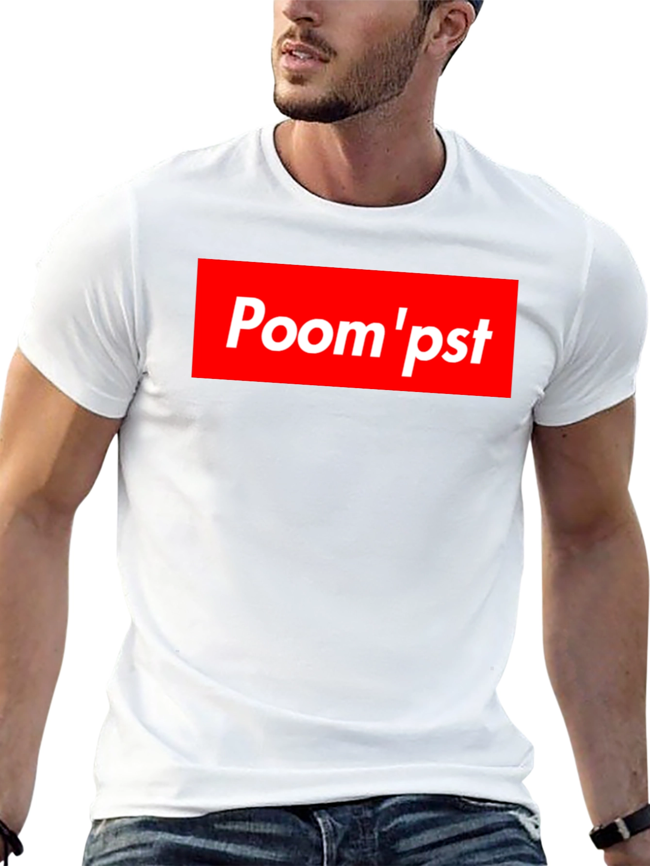Black Poom'pst Graphic Tee - Bold Statement Style view 13
