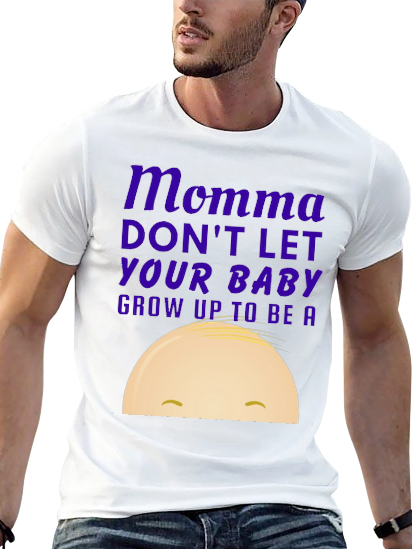 Black Momma Don't Let Your Baby T-Shirt view 13