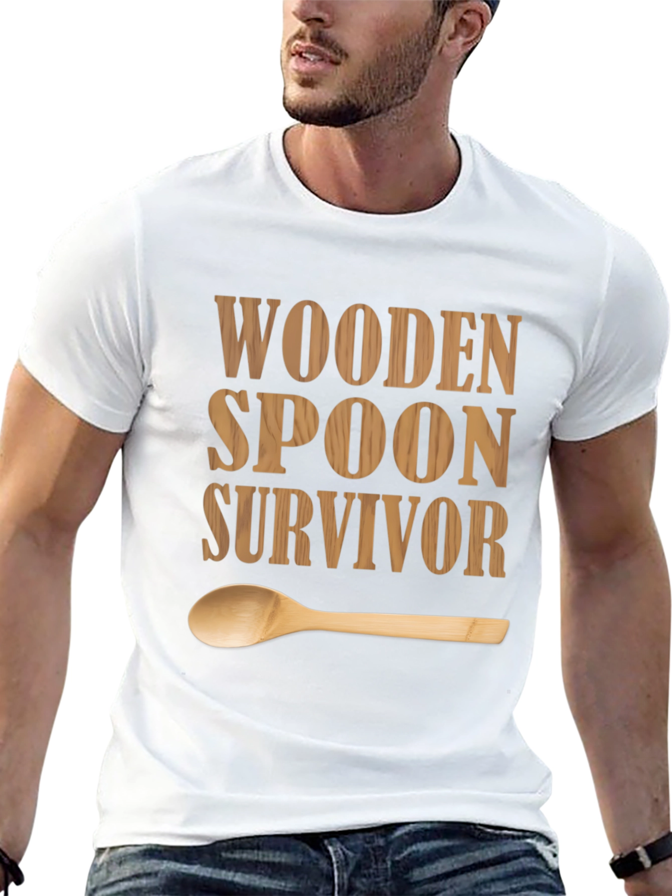 Black Wooden Spoon Survivor Graphic T-Shirt view 13