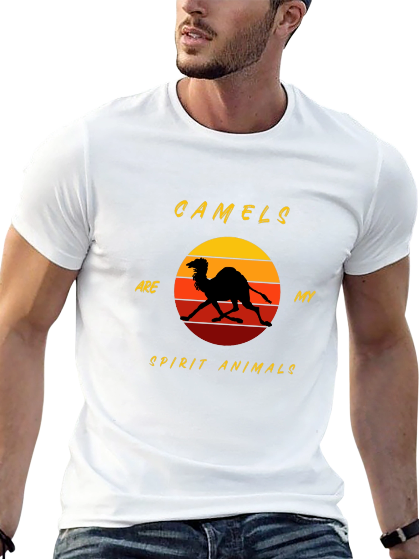 Black Camels Are My Spirit Animals Graphic Tee view 13