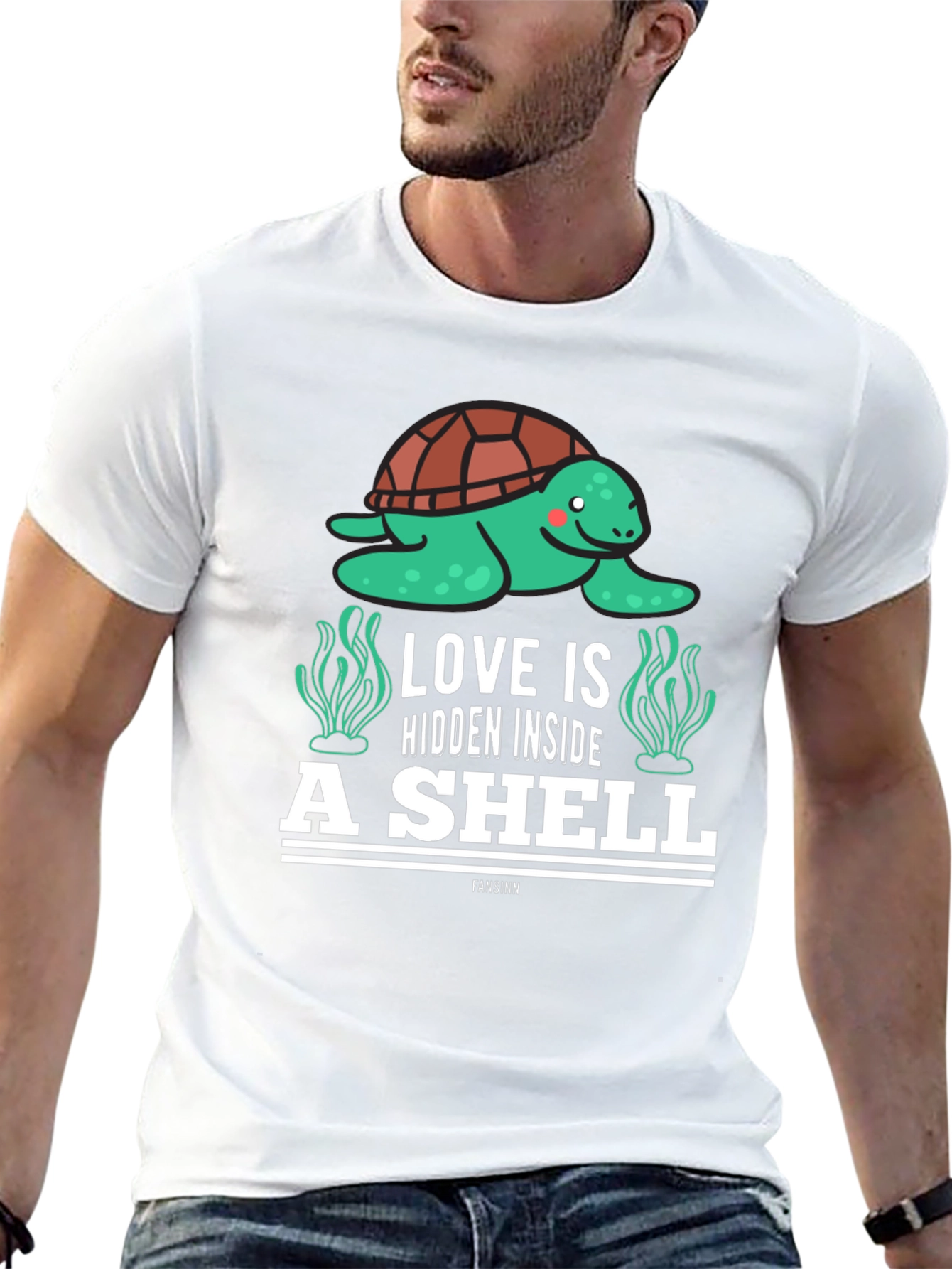Black Love is Hidden Inside a Shell Black T-Shirt view 13
