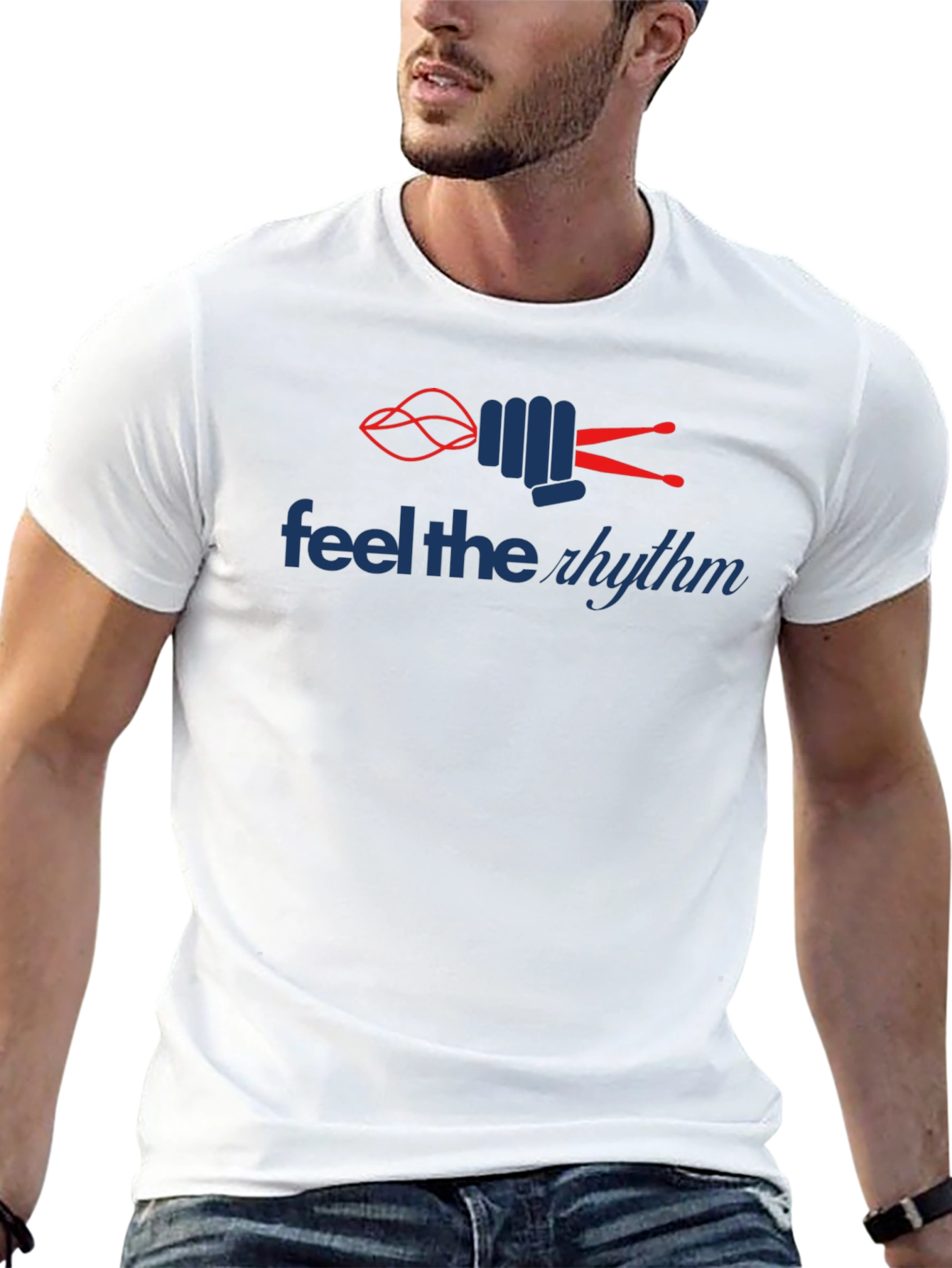 Feel the Rhythm Black T-Shirt - 13