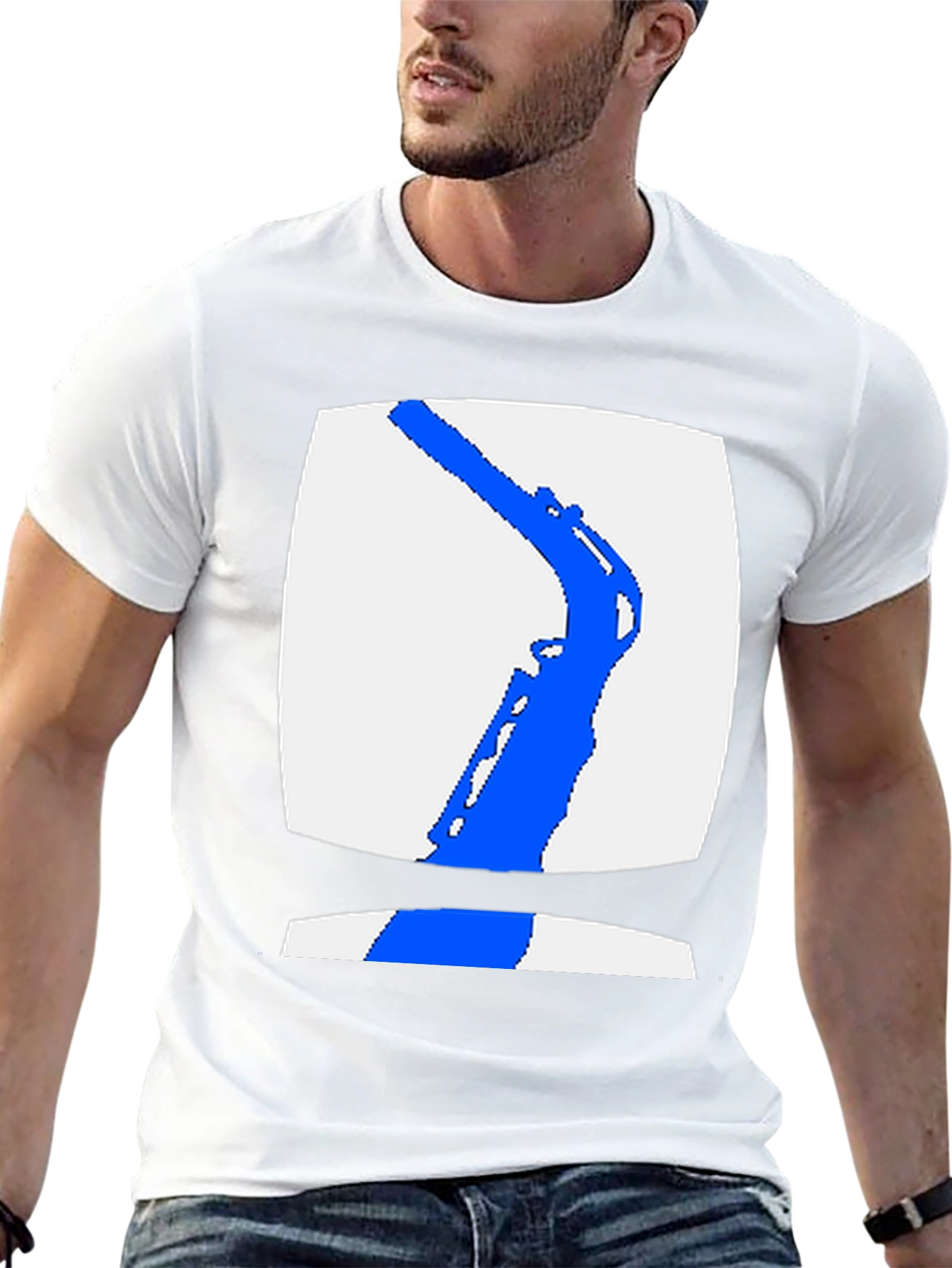 Saxophone Graphic Tee - Cool Music Lover Shirt - 13