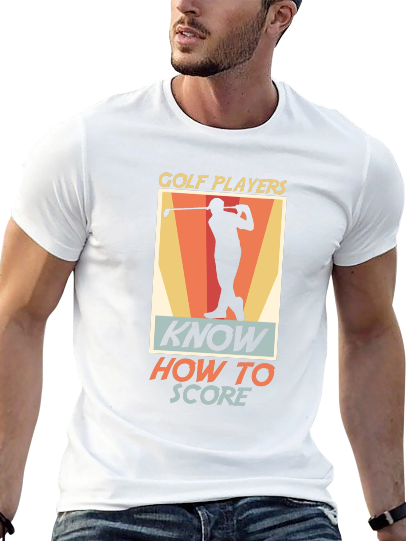 Black Golf Players Know How to Score Graphic T-Shirt view 13