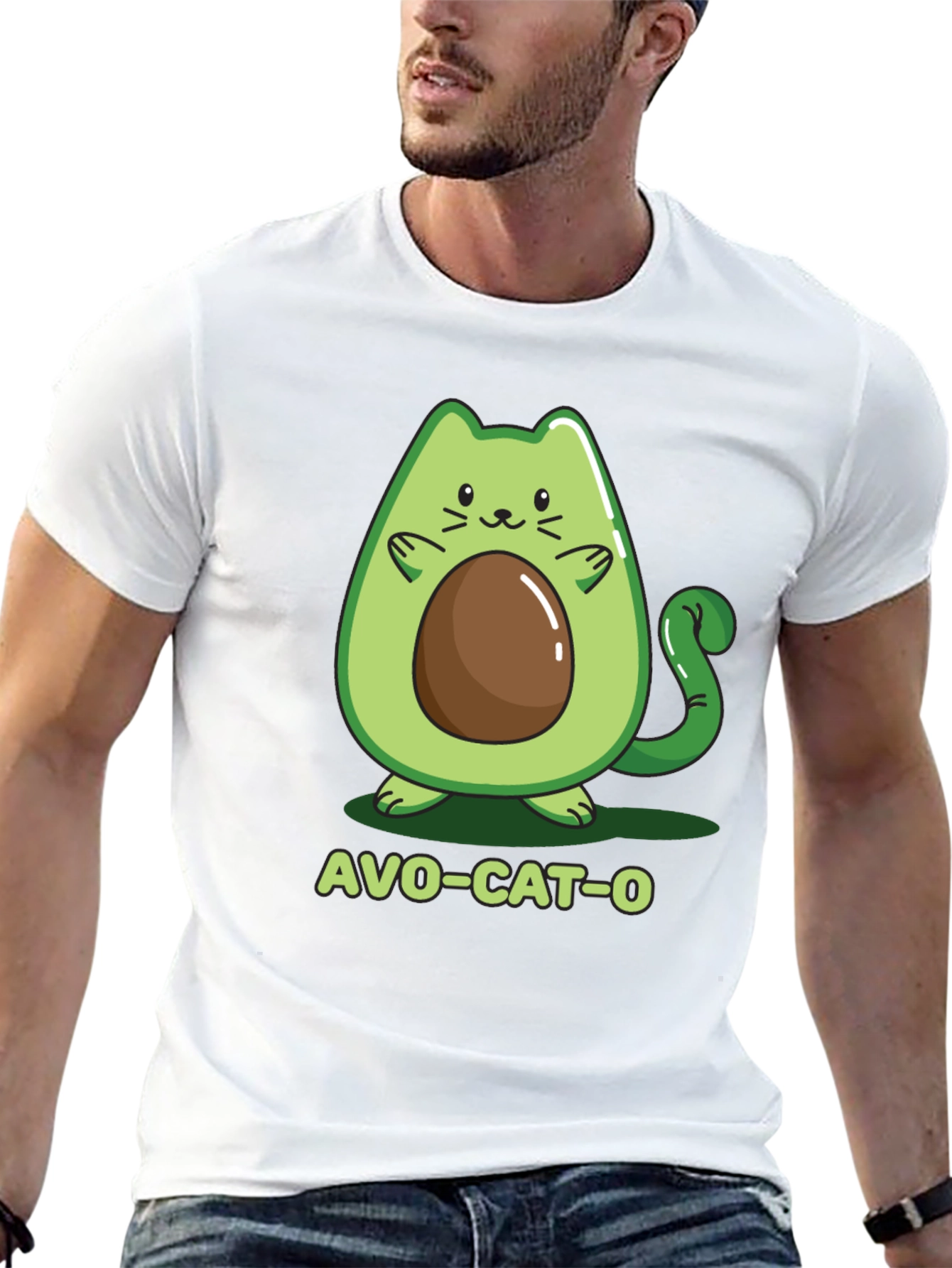 Black Avo-Cat-O Graphic T-Shirt view 13
