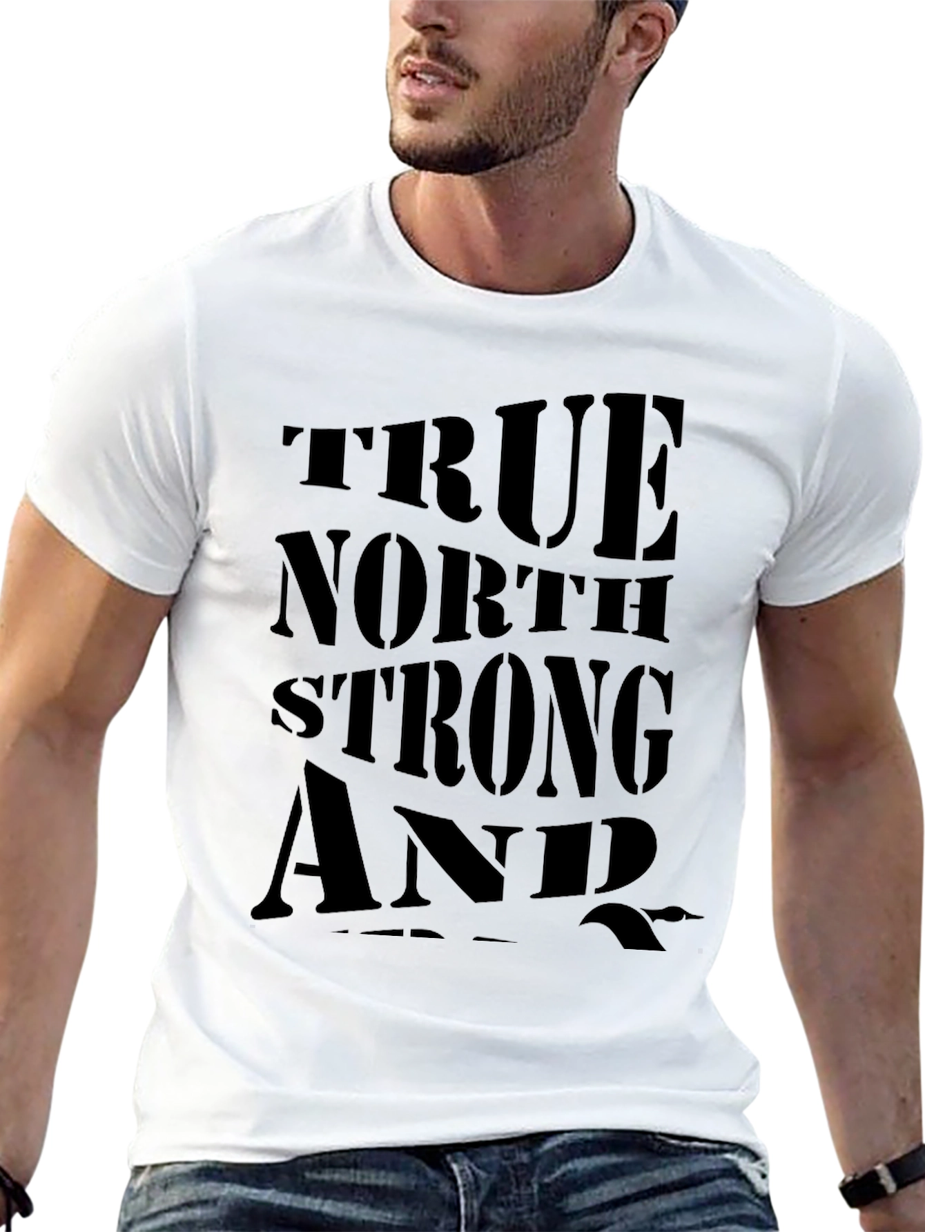 Black True North Strong T-Shirt view 13