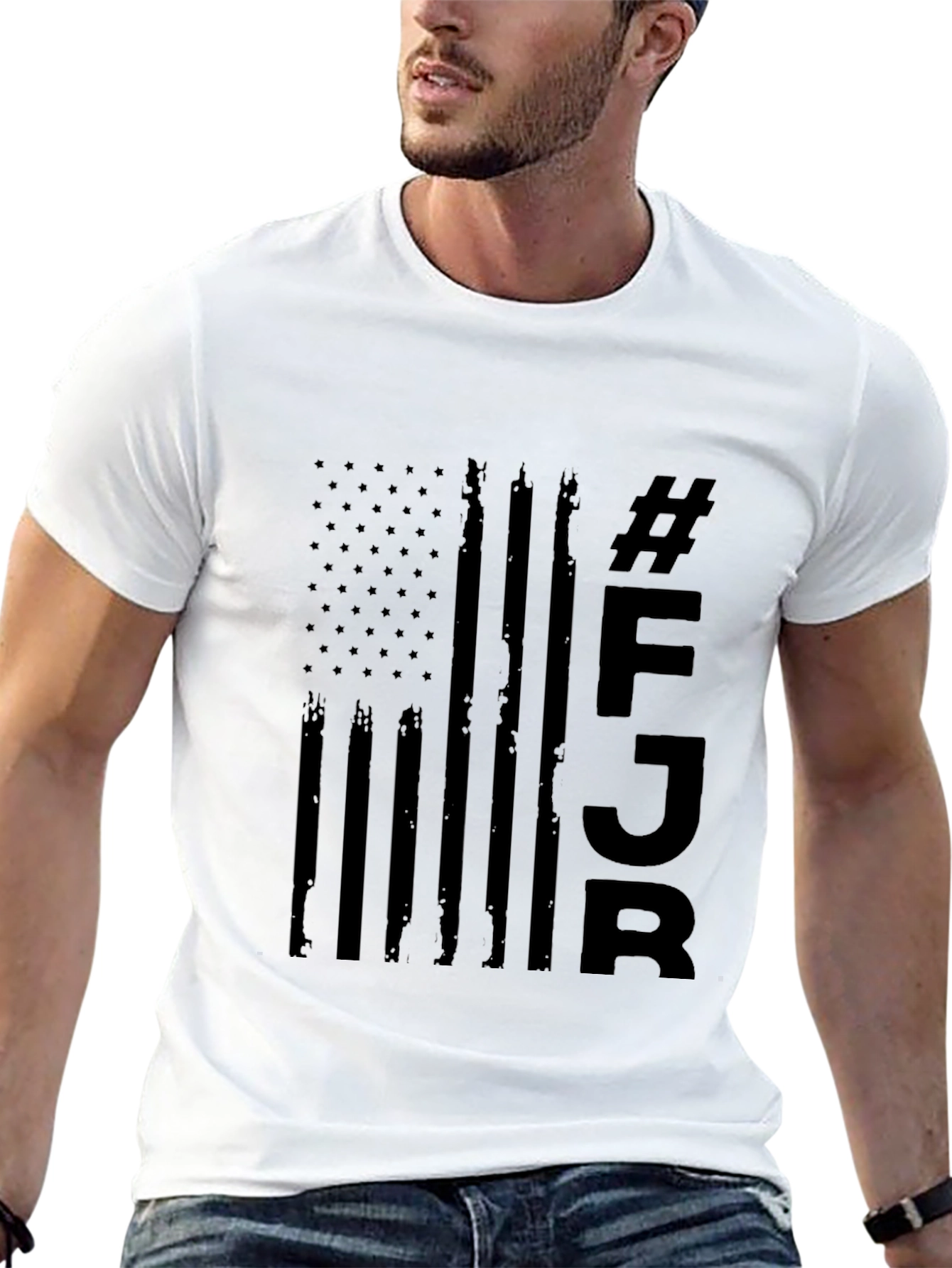 Black Black FJB Graphic Tee - Patriotic Style view 13