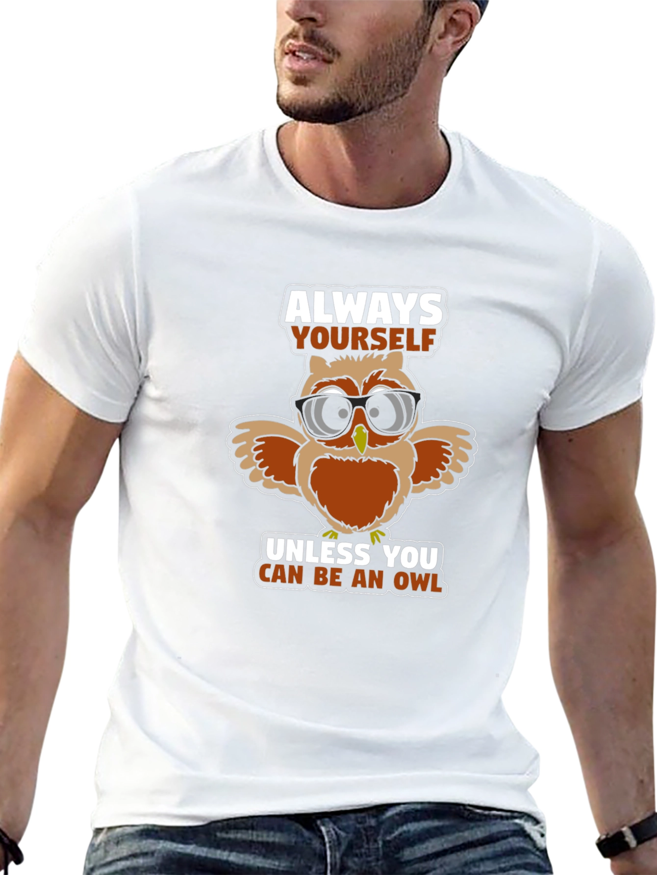 Black Always Be Yourself Unless You Can Be An Owl T-Shirt view 13