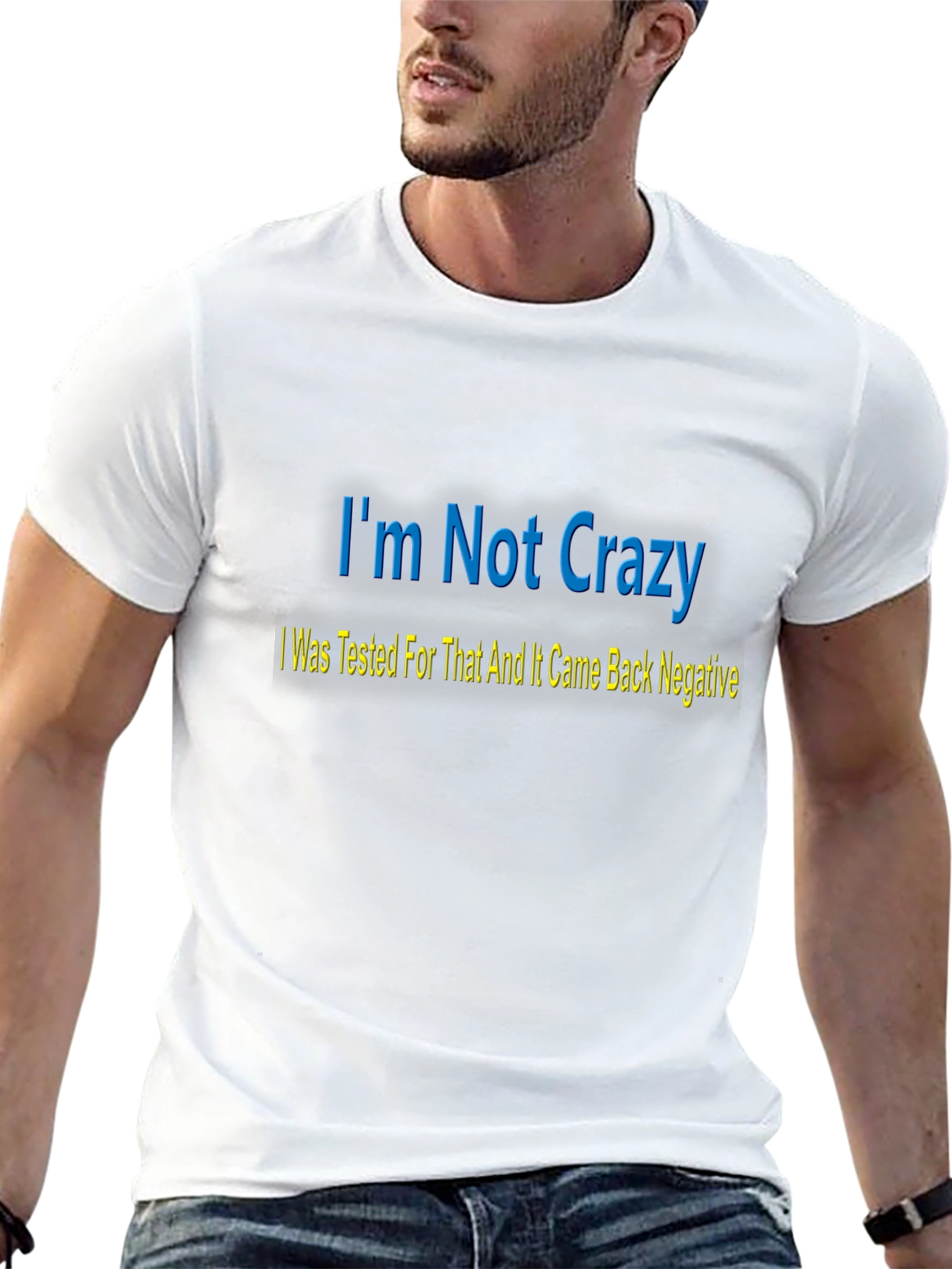 Black I'm Not Crazy T-Shirt - Funny Statement Tee view 13
