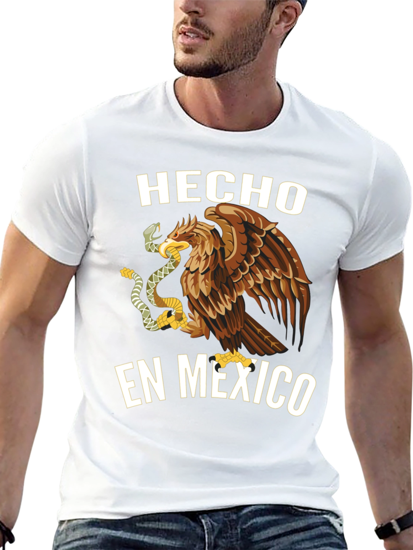 Black Hecho en Mexico Graphic T-Shirt view 13