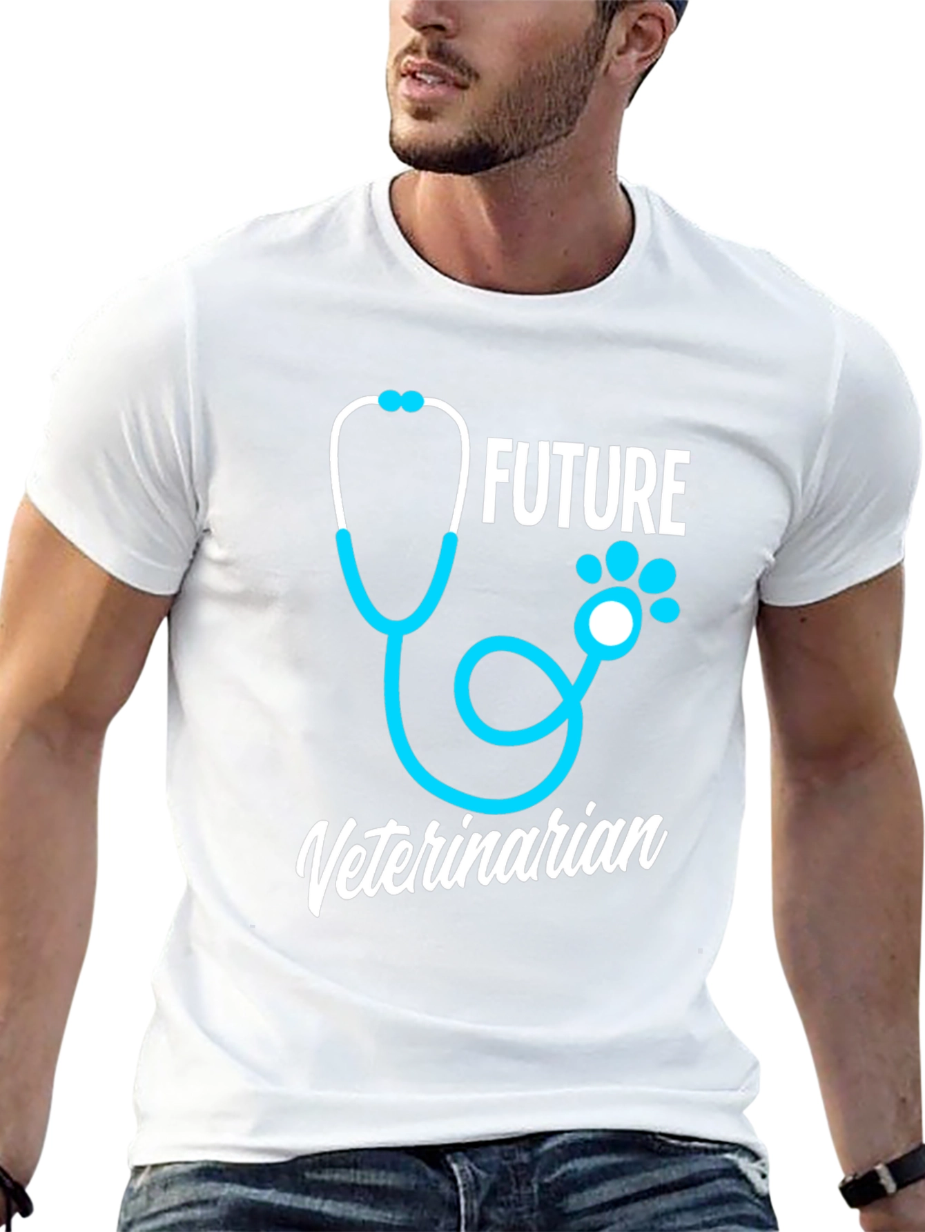 Black Future Veterinarian T-Shirt view 13