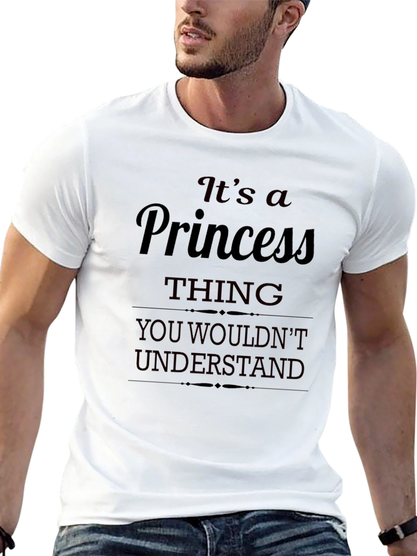 Black It's a Princess Thing T-Shirt view 13