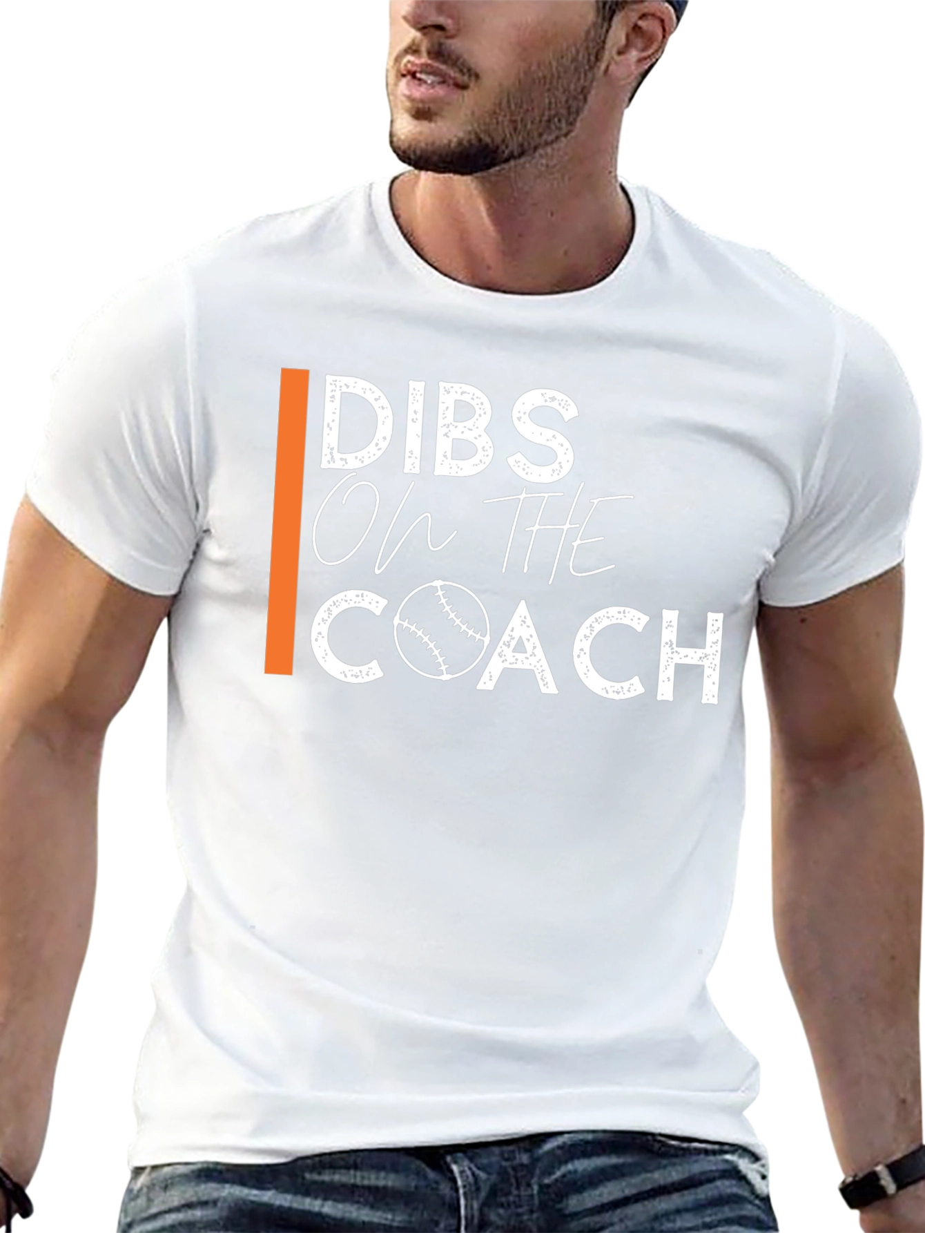 Black Dibs On The Coach Baseball T-Shirt view 13