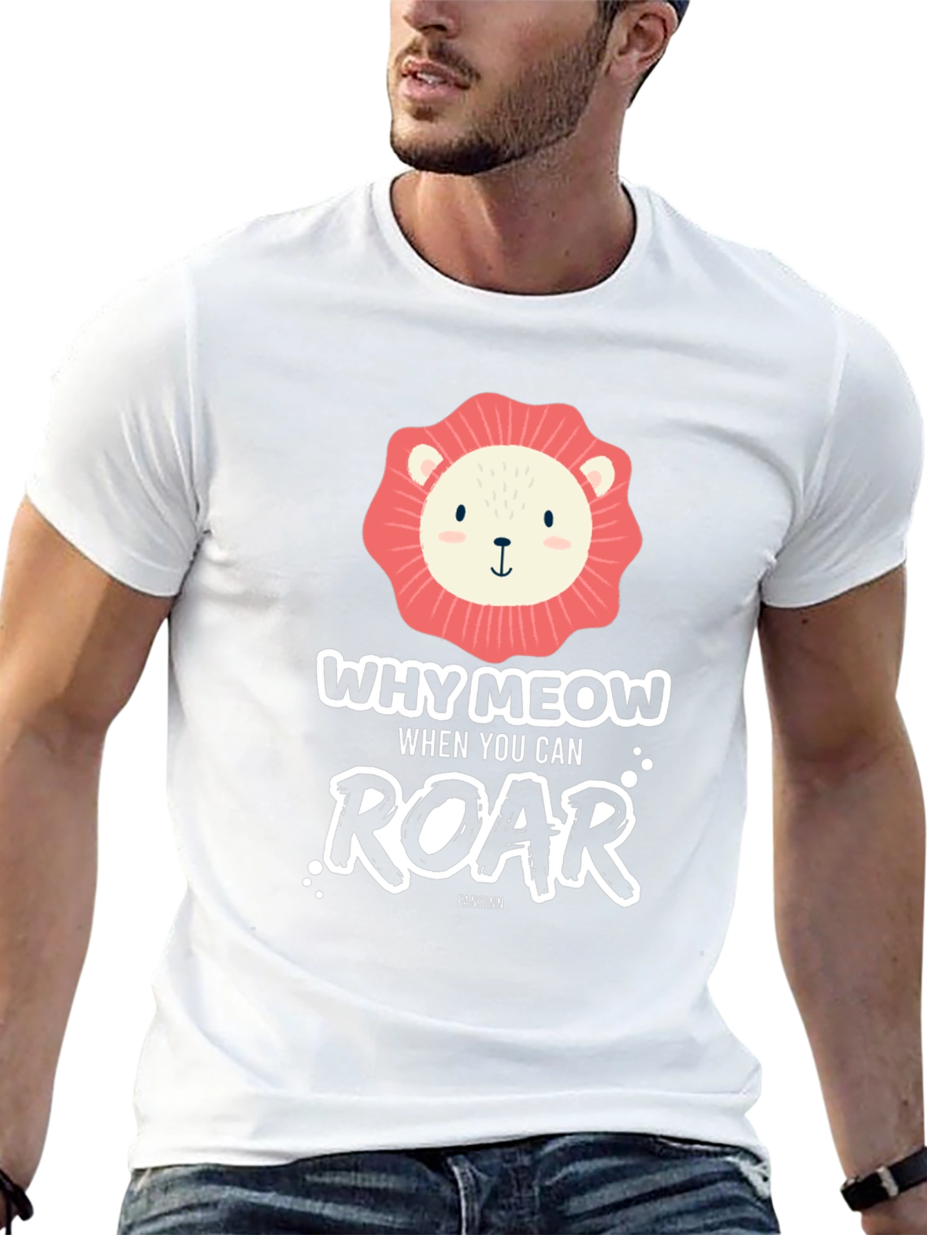 Black Why Meow When You Can Roar T-Shirt view 13