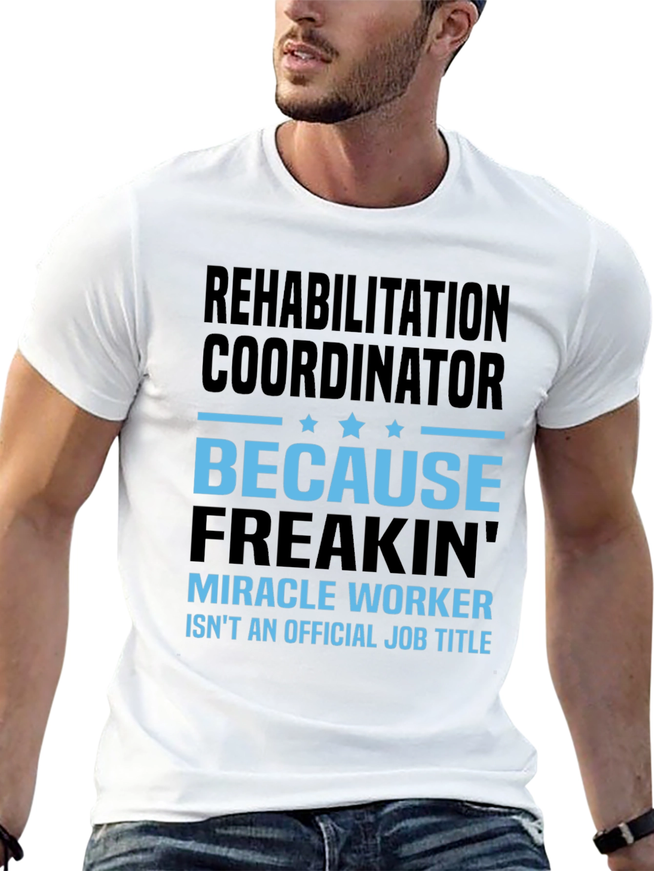 Black Rehabilitation Coordinator T-Shirt view 13
