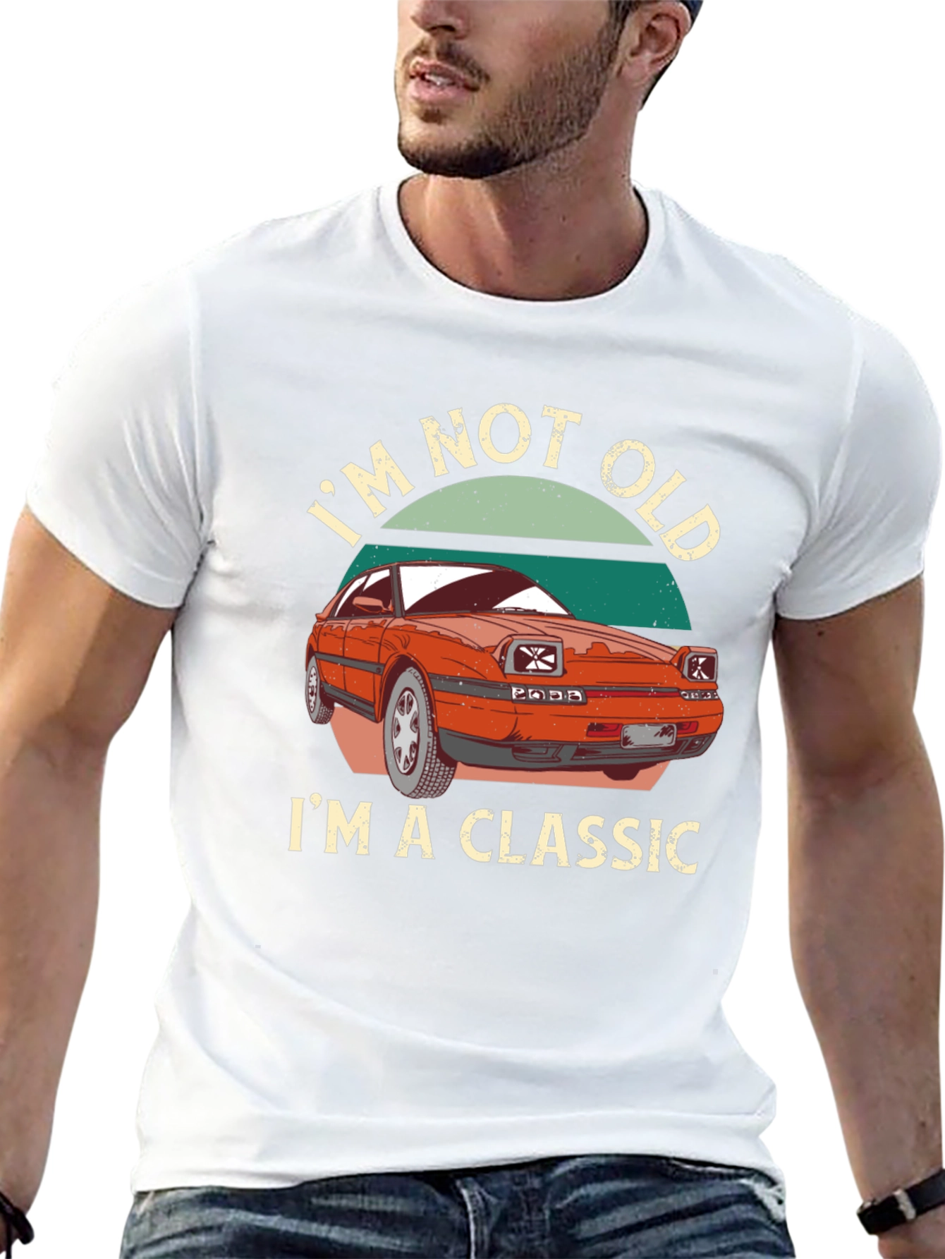 Black I'm Not Old I'm A Classic Car T-Shirt view 13