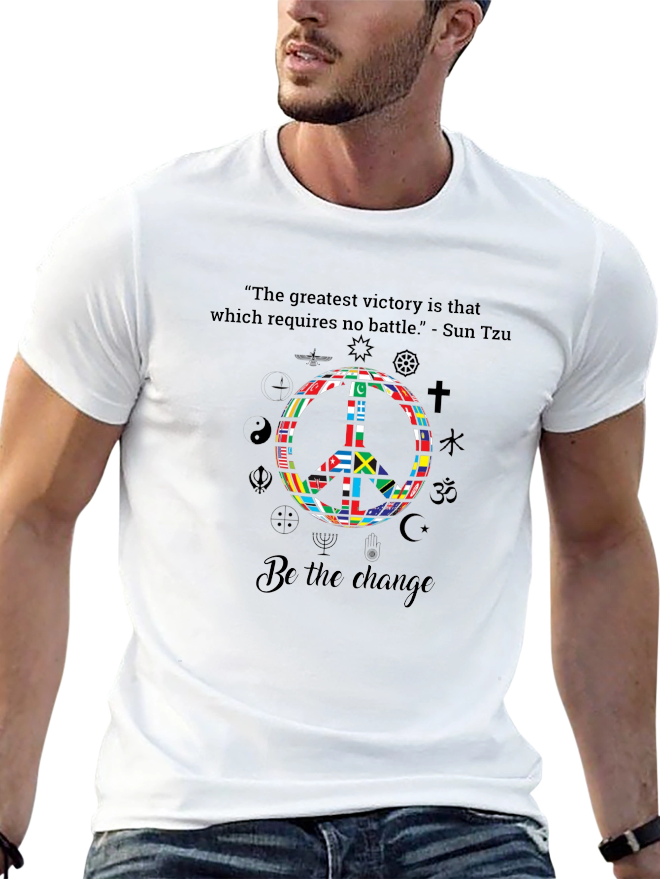 Peace & Unity T-Shirt - Be the Change - 13
