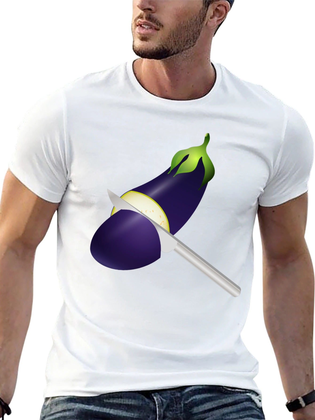 Eggplant Knife T-Shirt - 13