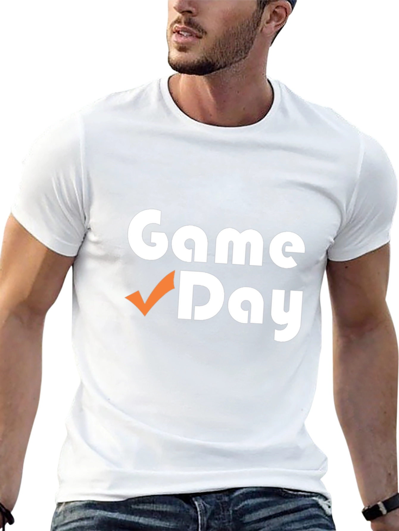 Black Game Day T-Shirt - Black Cotton Blend view 13