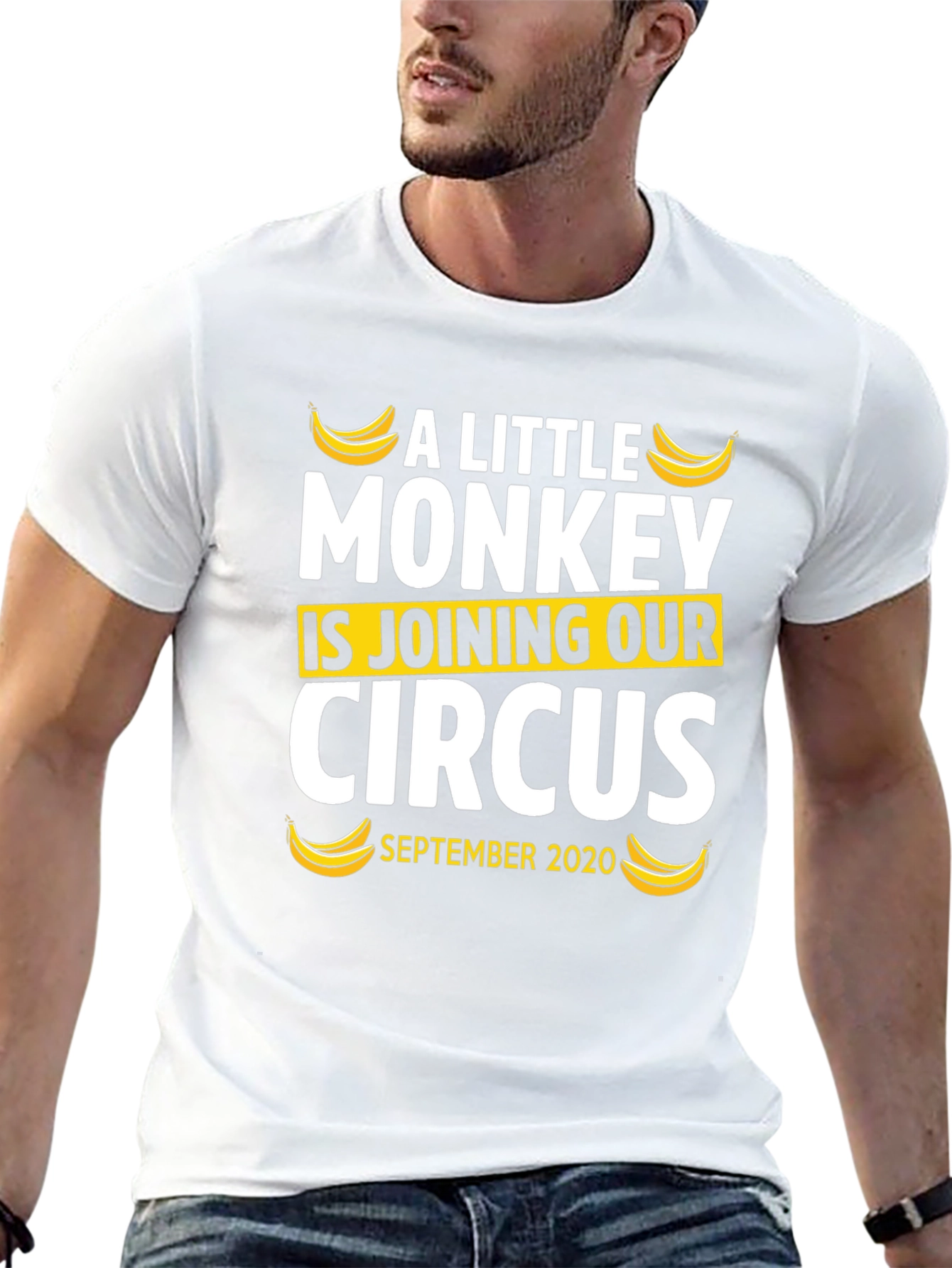 Black A Little Monkey Joining Our Circus T-Shirt - September 2020 view 13