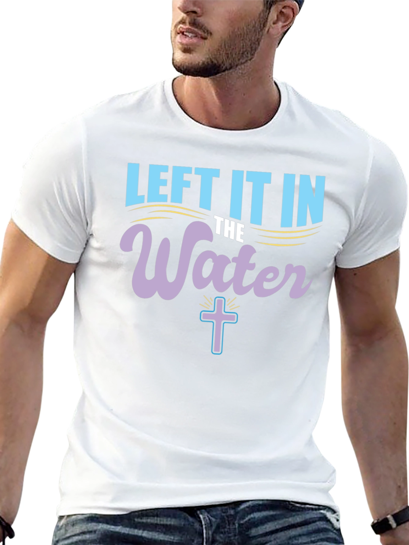 Black Left It In The Water T-Shirt view 13