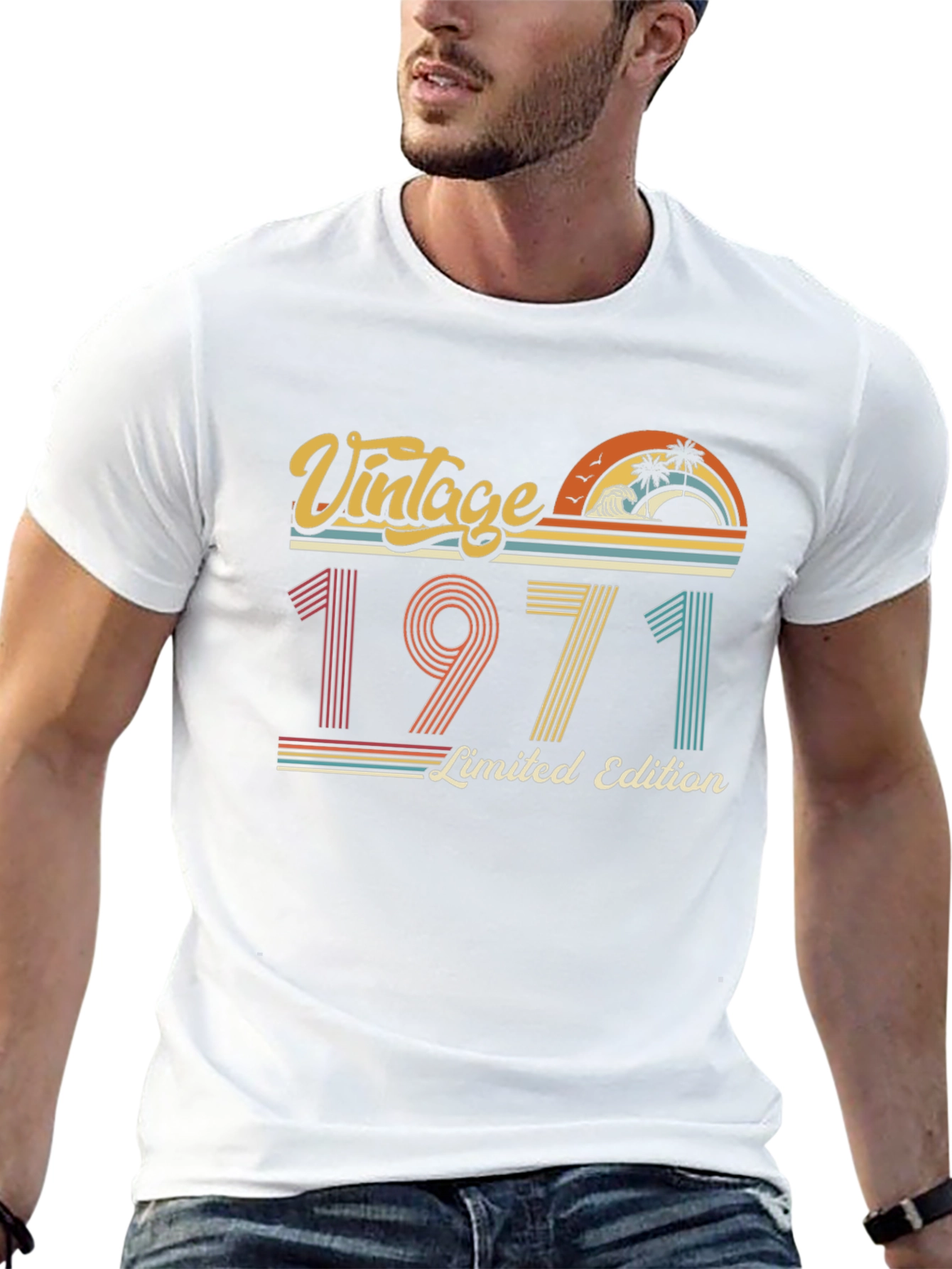 Black Vintage 1971 Limited Edition T-Shirt view 13