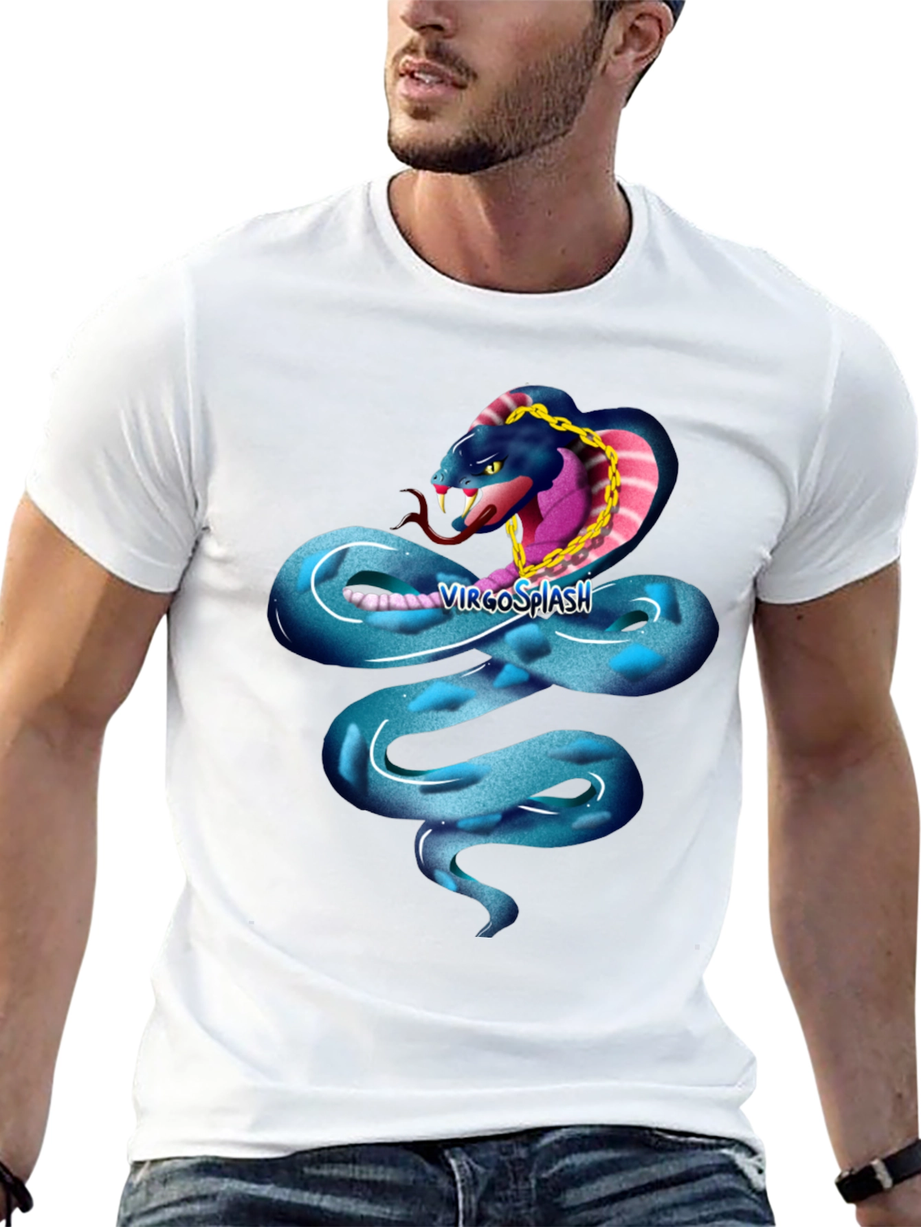 Black Snake T-Shirt - Cool Cobra Design view 13