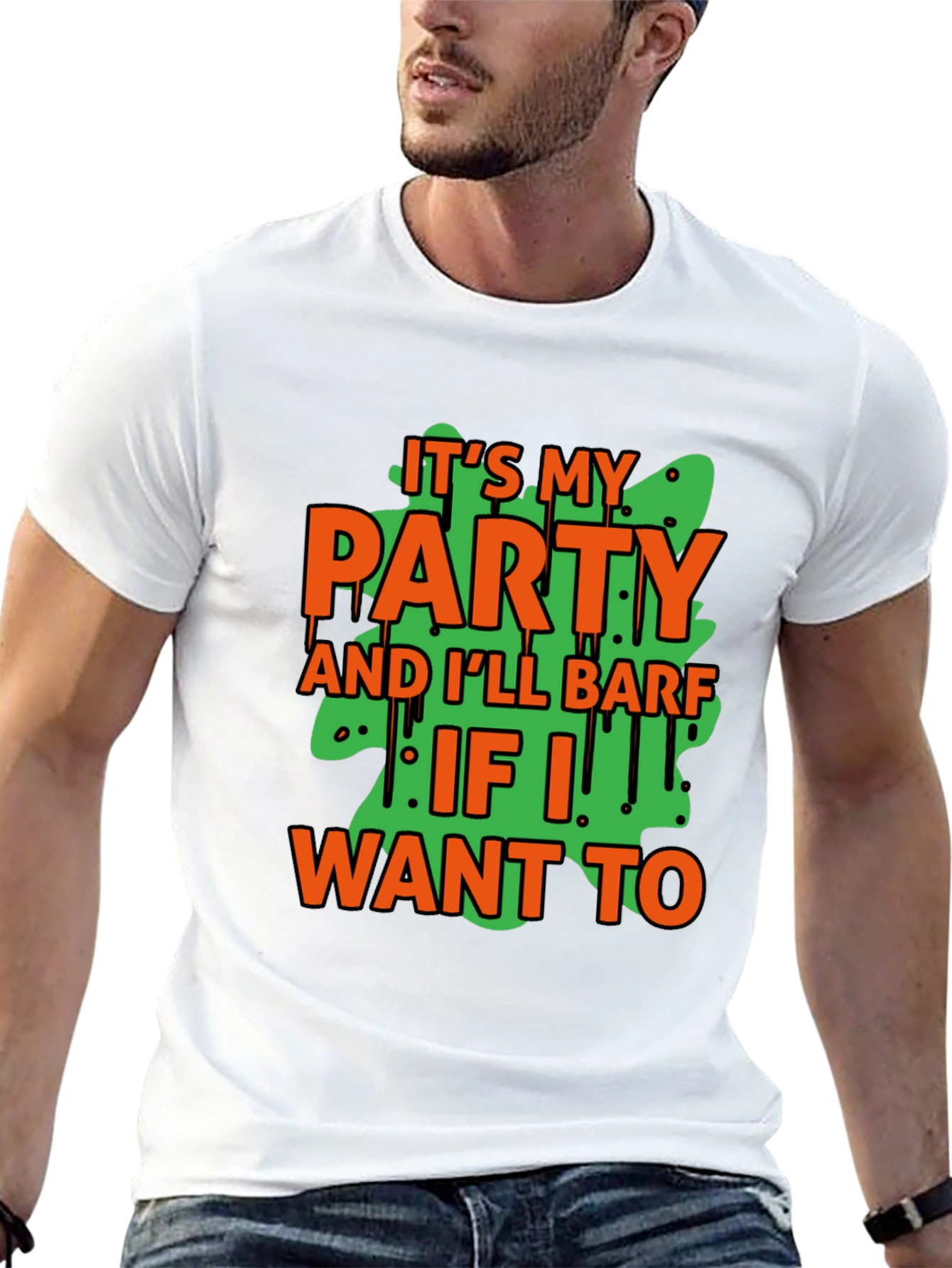 Black It's My Party T-Shirt view 13