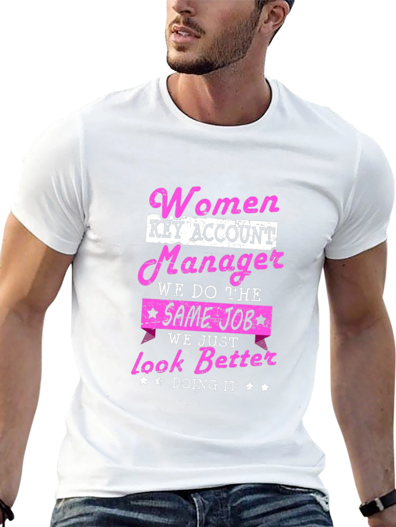 Black Women Key Account Manager T-Shirt view 13