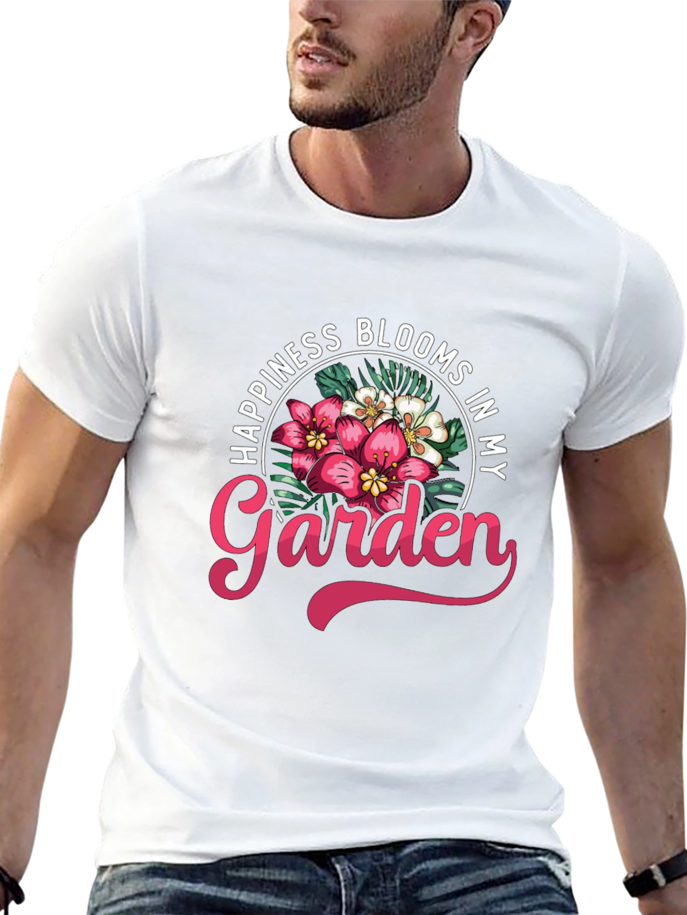 Happiness Blooms in my Garden T-Shirt - 13