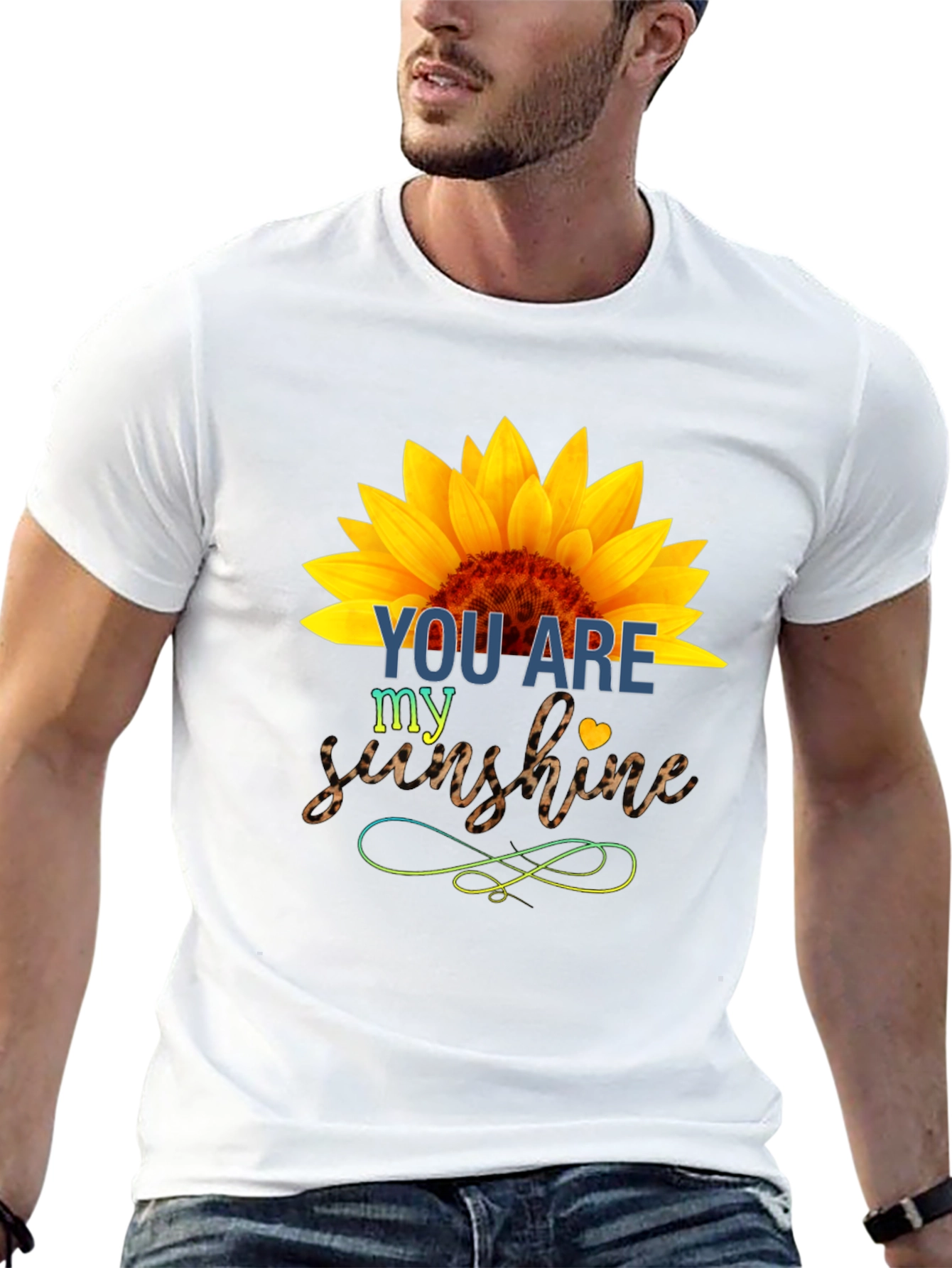 Black You Are My Sunshine Sunflower Graphic Tee view 13