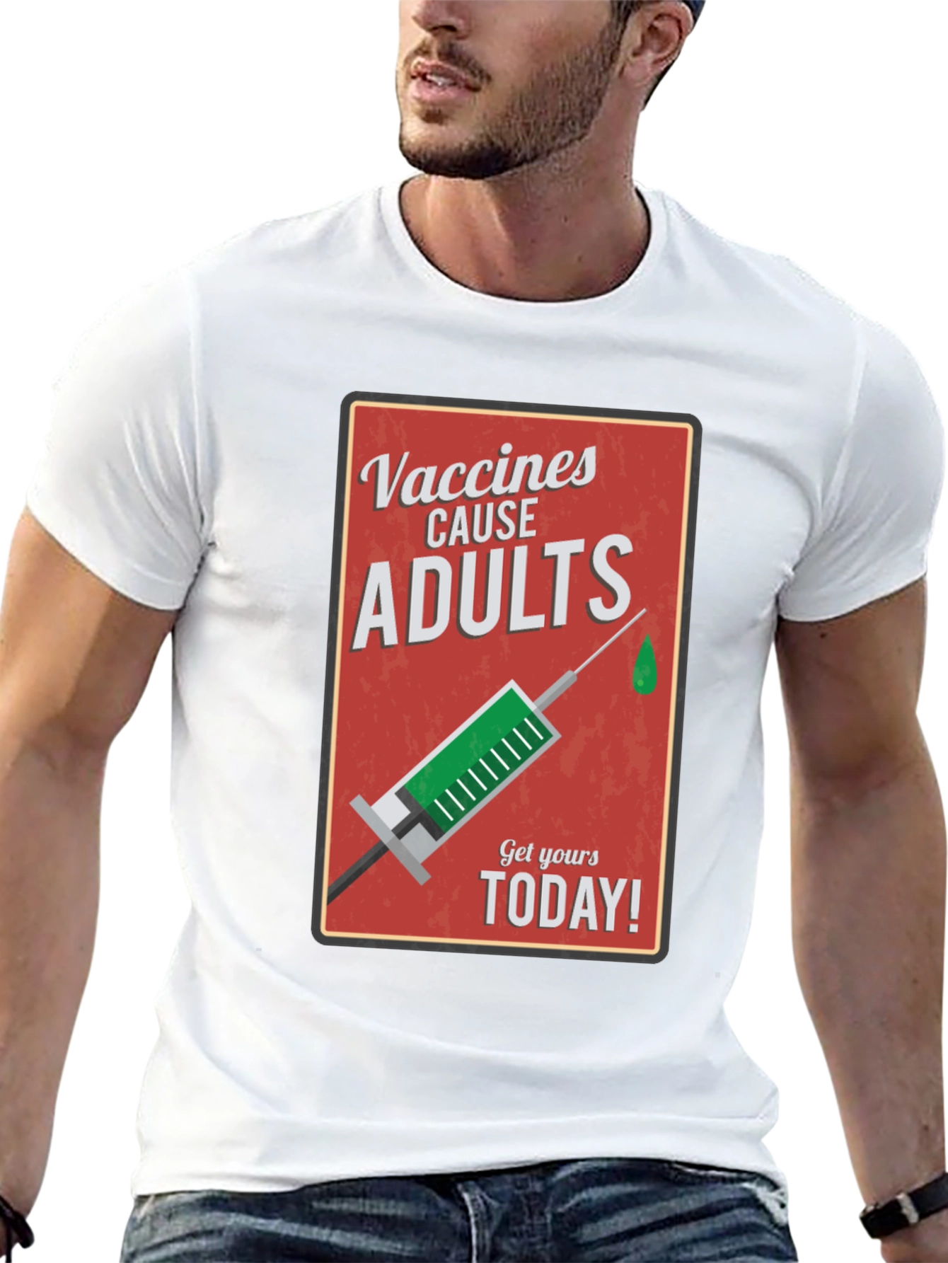 Black Vaccines Cause Adults T-Shirt view 13