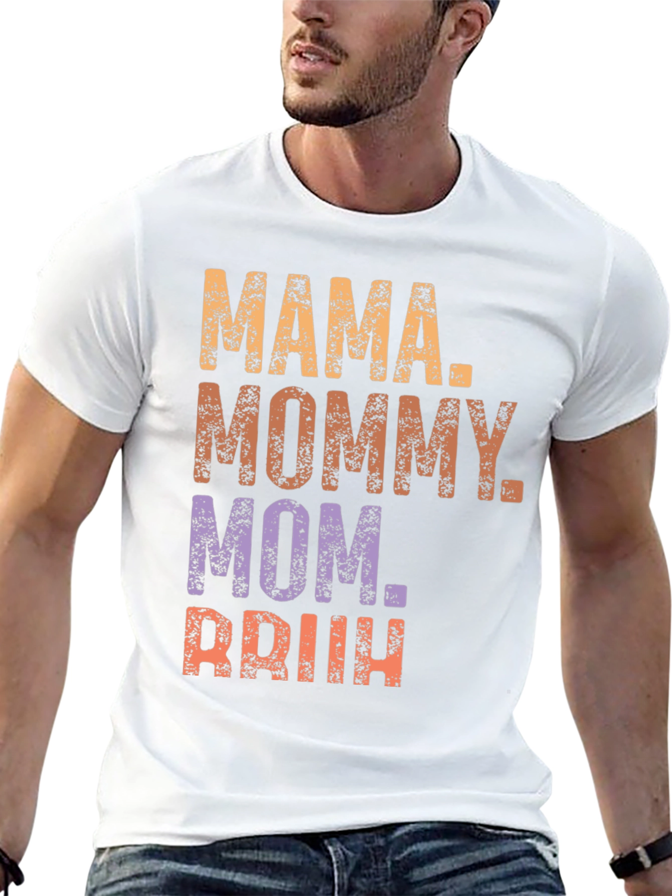 Black Mama Mommy Mom Briih T-Shirt view 13